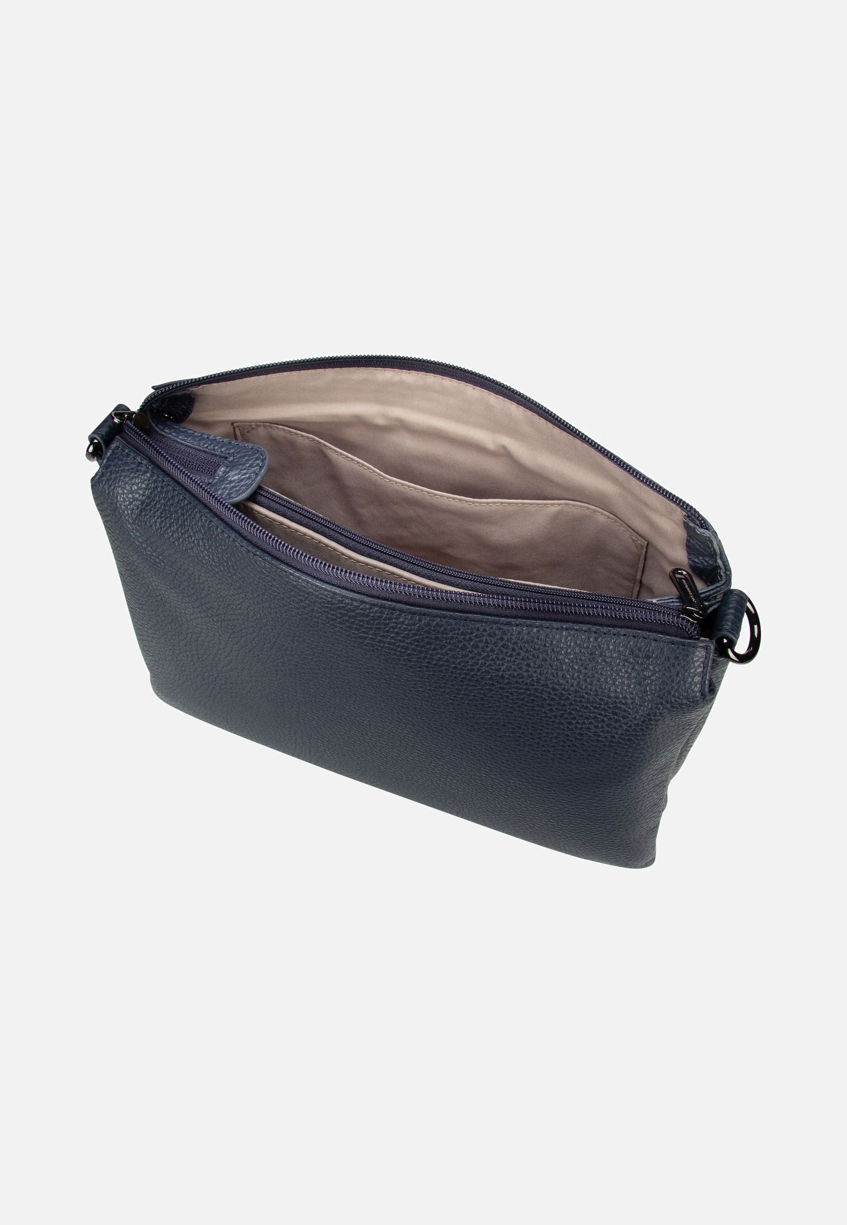 Mandarina Duck Mellow Leather FZT12 Dress Blue Crossbody Bag