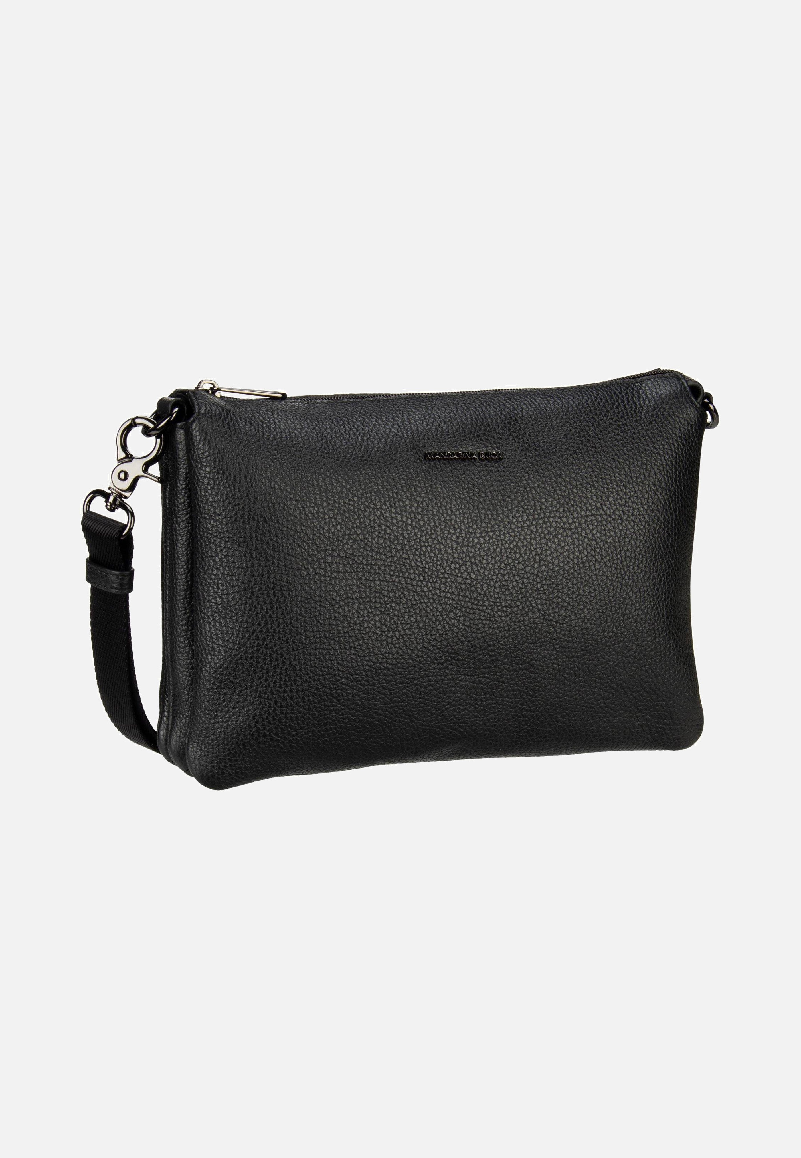 Mandarina Duck Mellow Leather FZT12 Nero Crossbody Bag