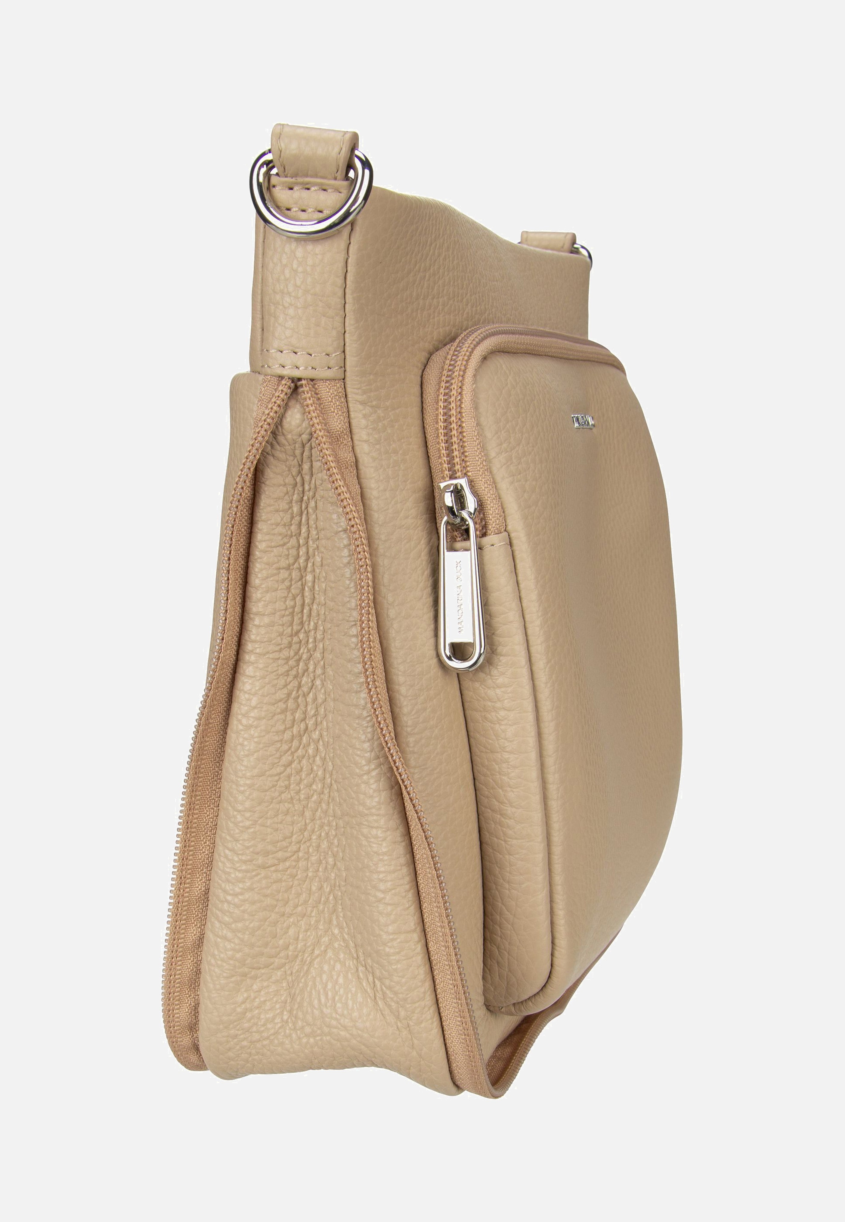 Mandarina Duck - Mellow Leather FZT15 Warm Taupe - Pouch Bag | Women-Image