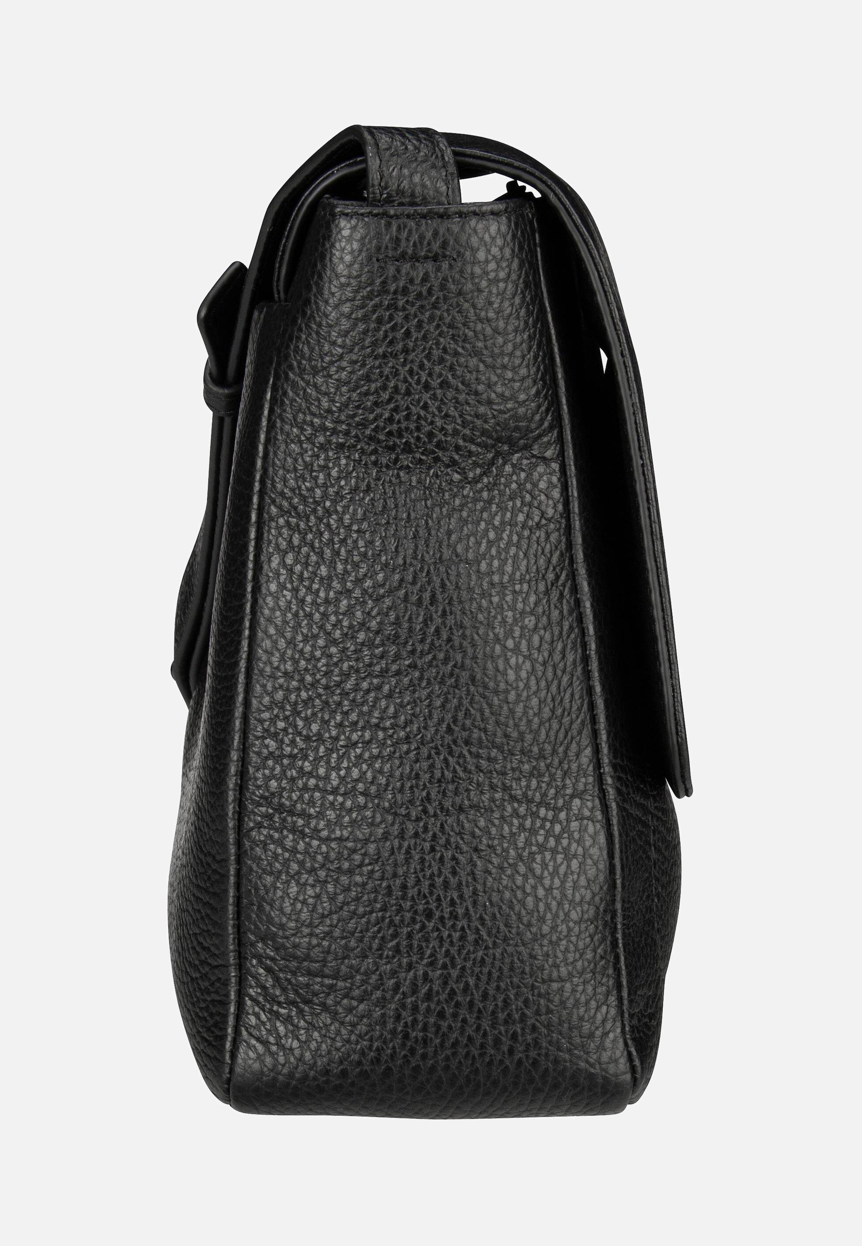 Mandarina Duck - Mellow Leather Hunting Bag FZT14 Nero - Crossbody Bag | Women-Image