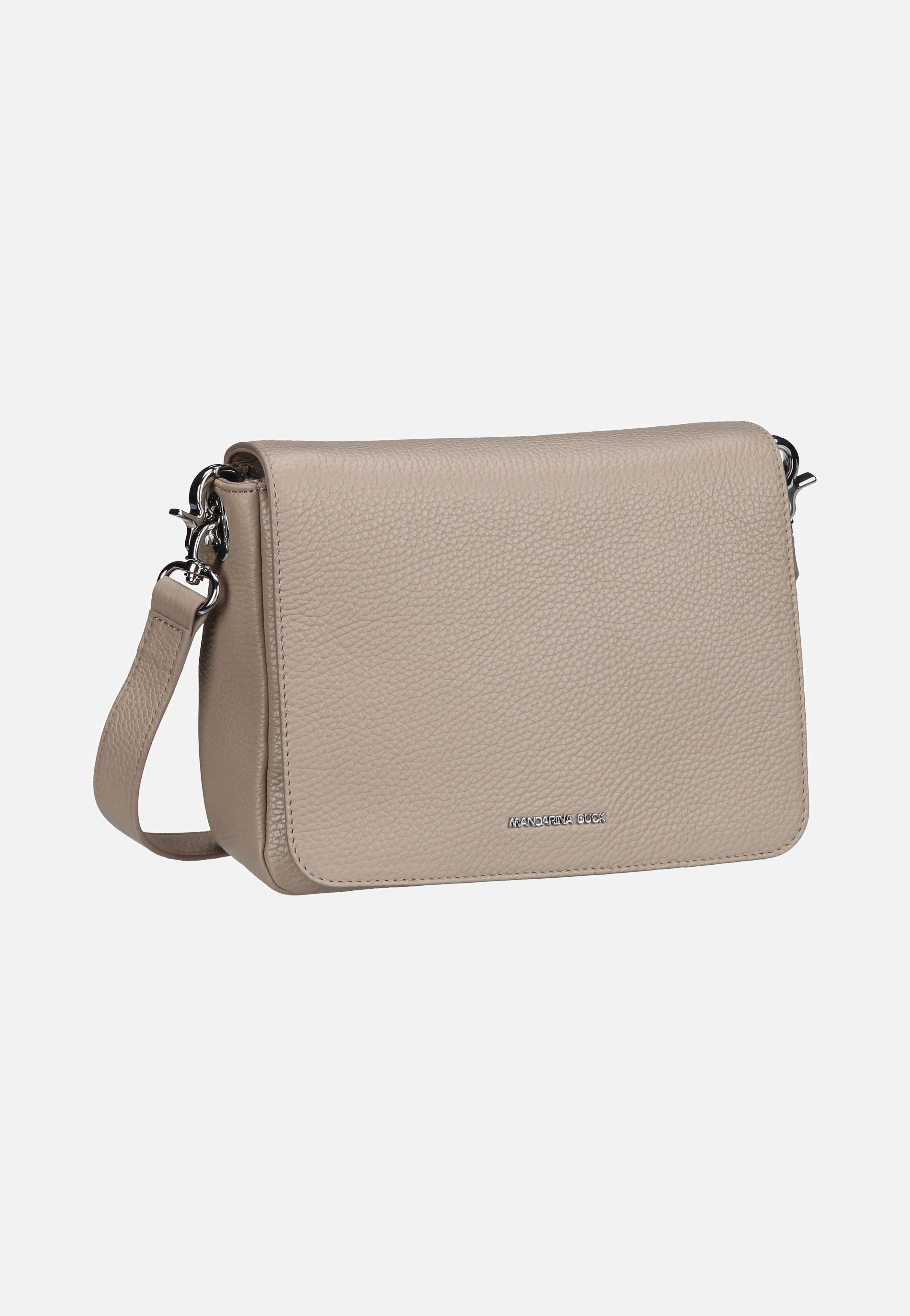 Mandarina Duck - Mellow Leather Hunting Bag FZT69 Warm Taupe - Shoulder Bag | Neutral-Image