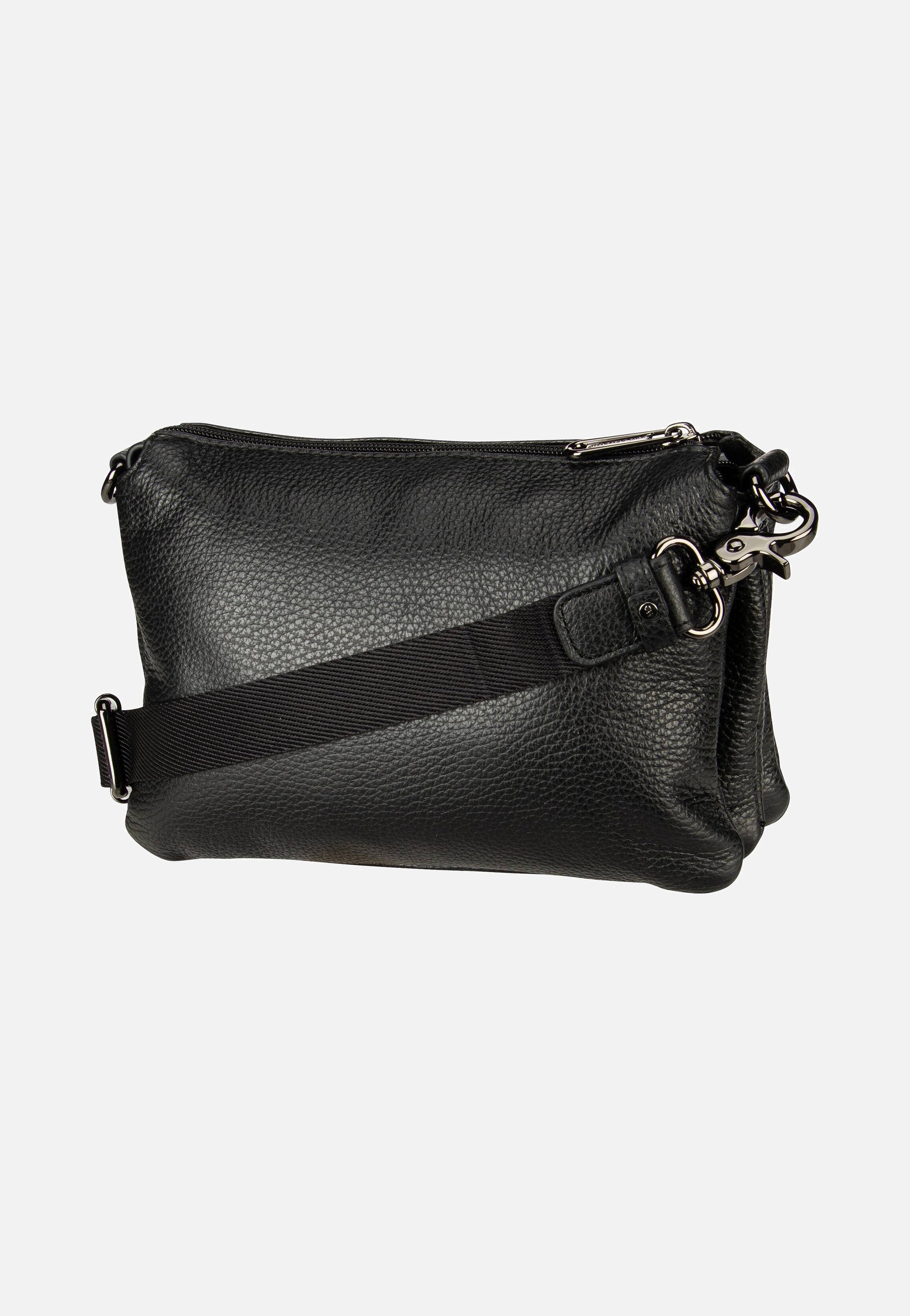 Mandarina Duck - Mellow Leather Pochette FZT82 Nero - Shoulder Bag | Women-Image