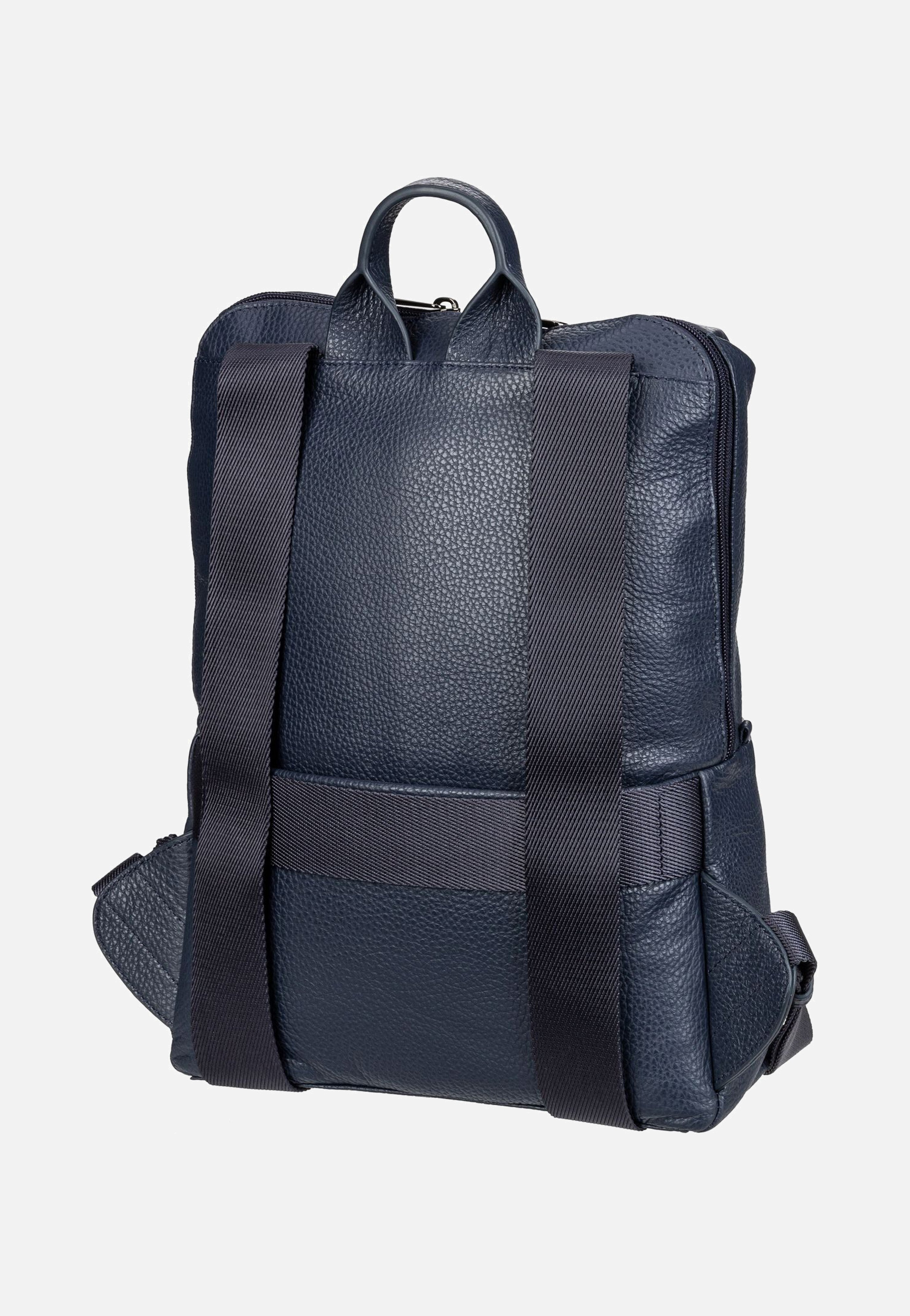 Mandarina Duck - Mellow Leather Squared FZT38 Dress Blue - Backpack | Women-Image