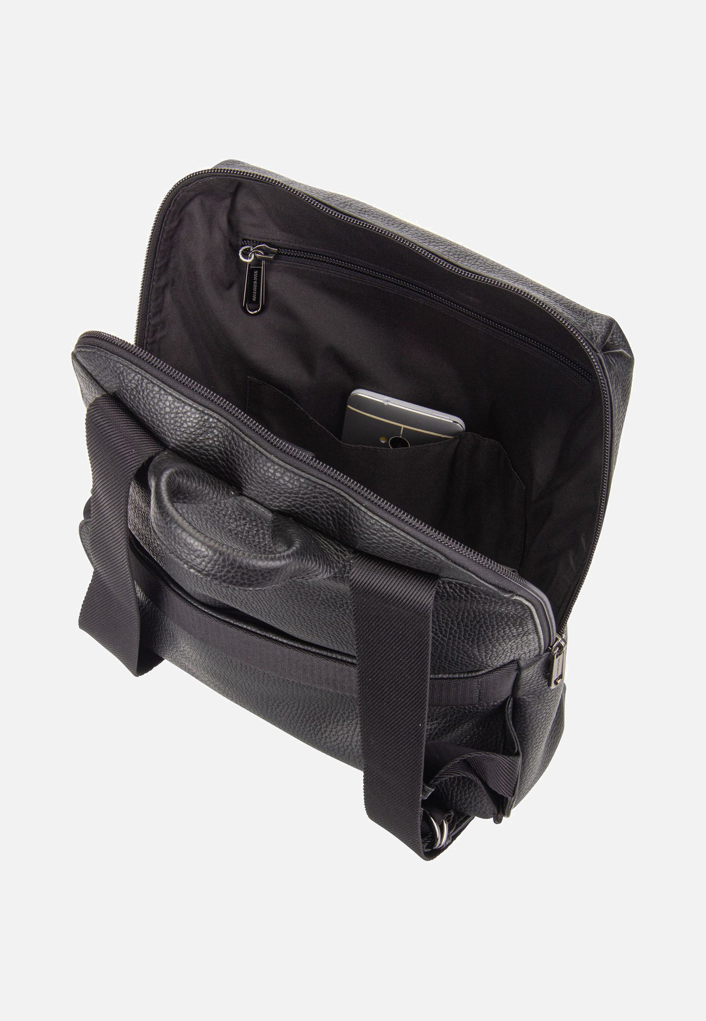 Mandarina Duck Mellow Leather Squared FZT38 Nero Backpack