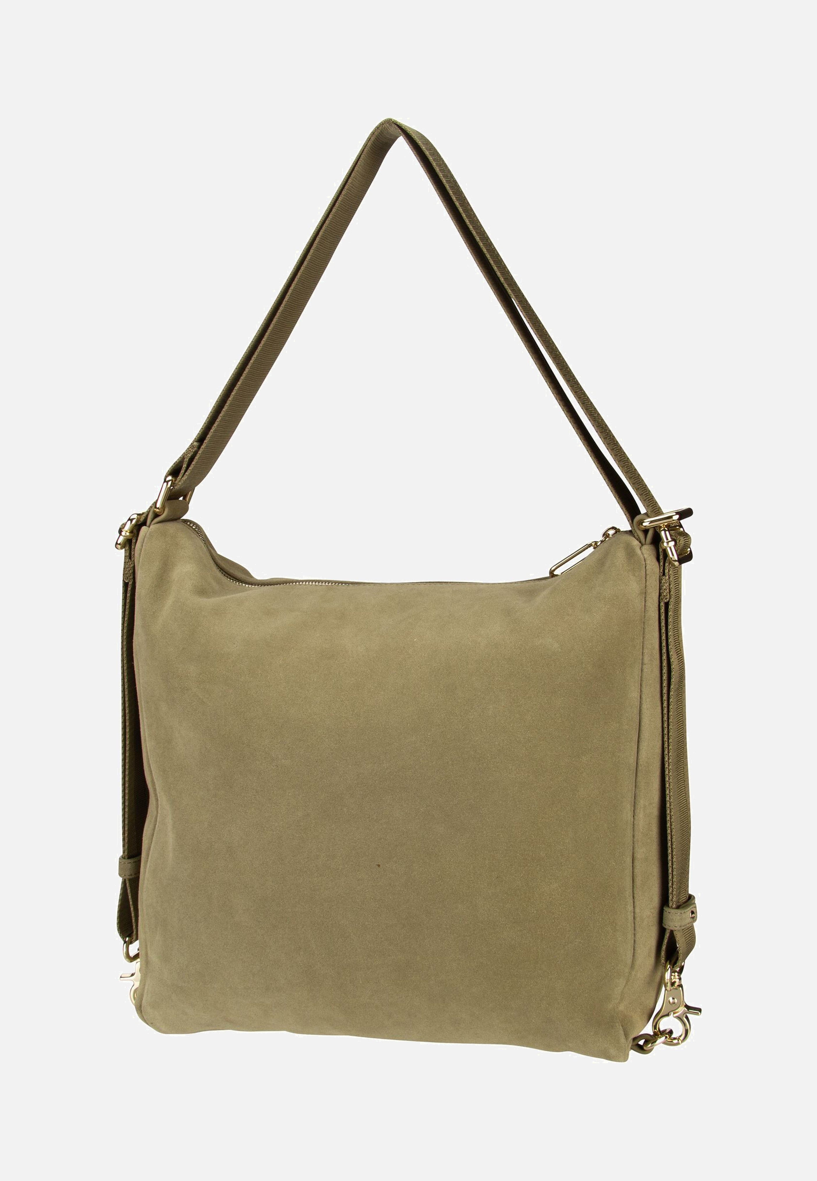 Mandarina Duck - Mellow Velvet Hobo LWT72 Aloe - Backpack | Women-Image