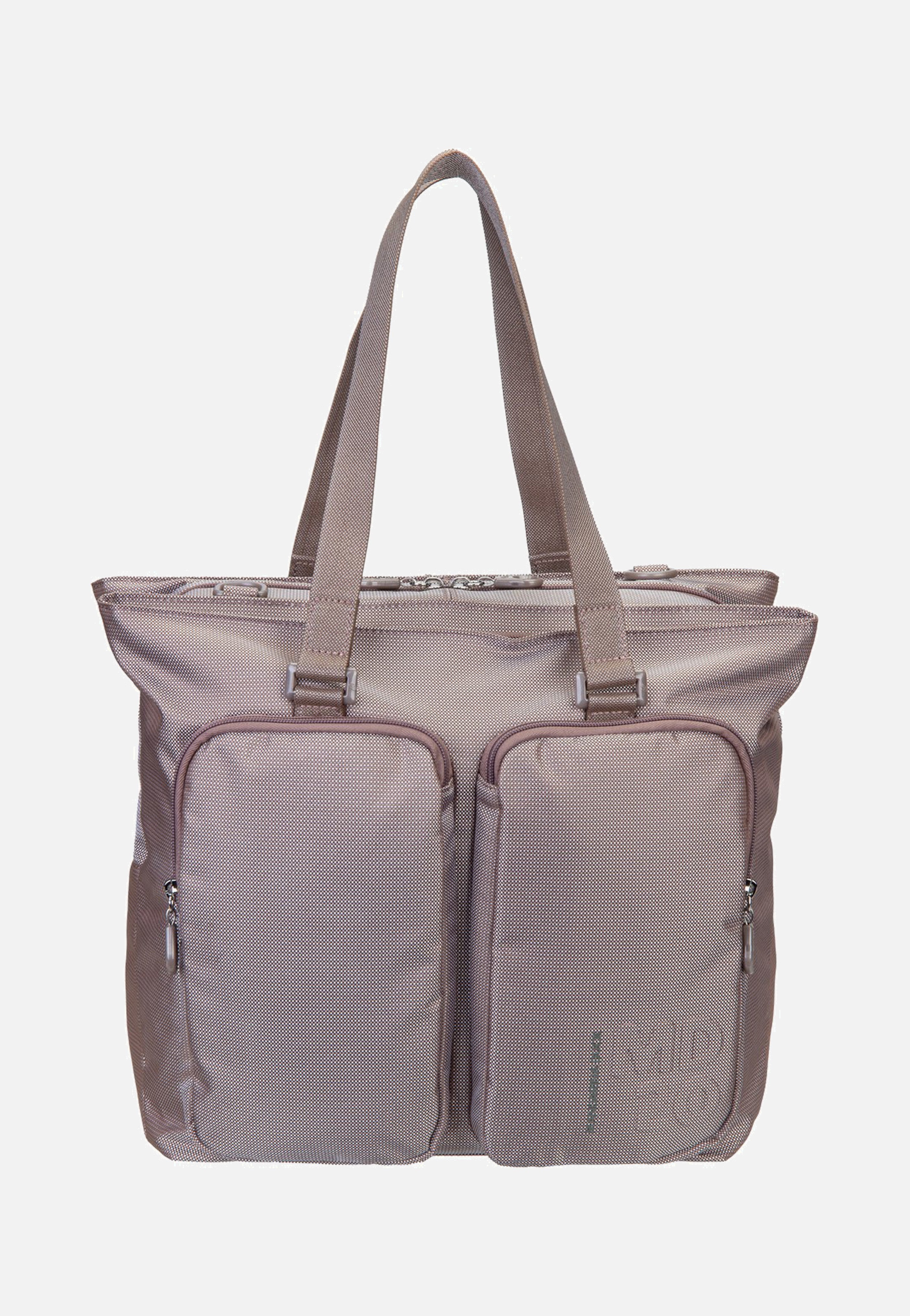 Mandarina Duck MD20 Double Zip QMT73 Taupe Shopper