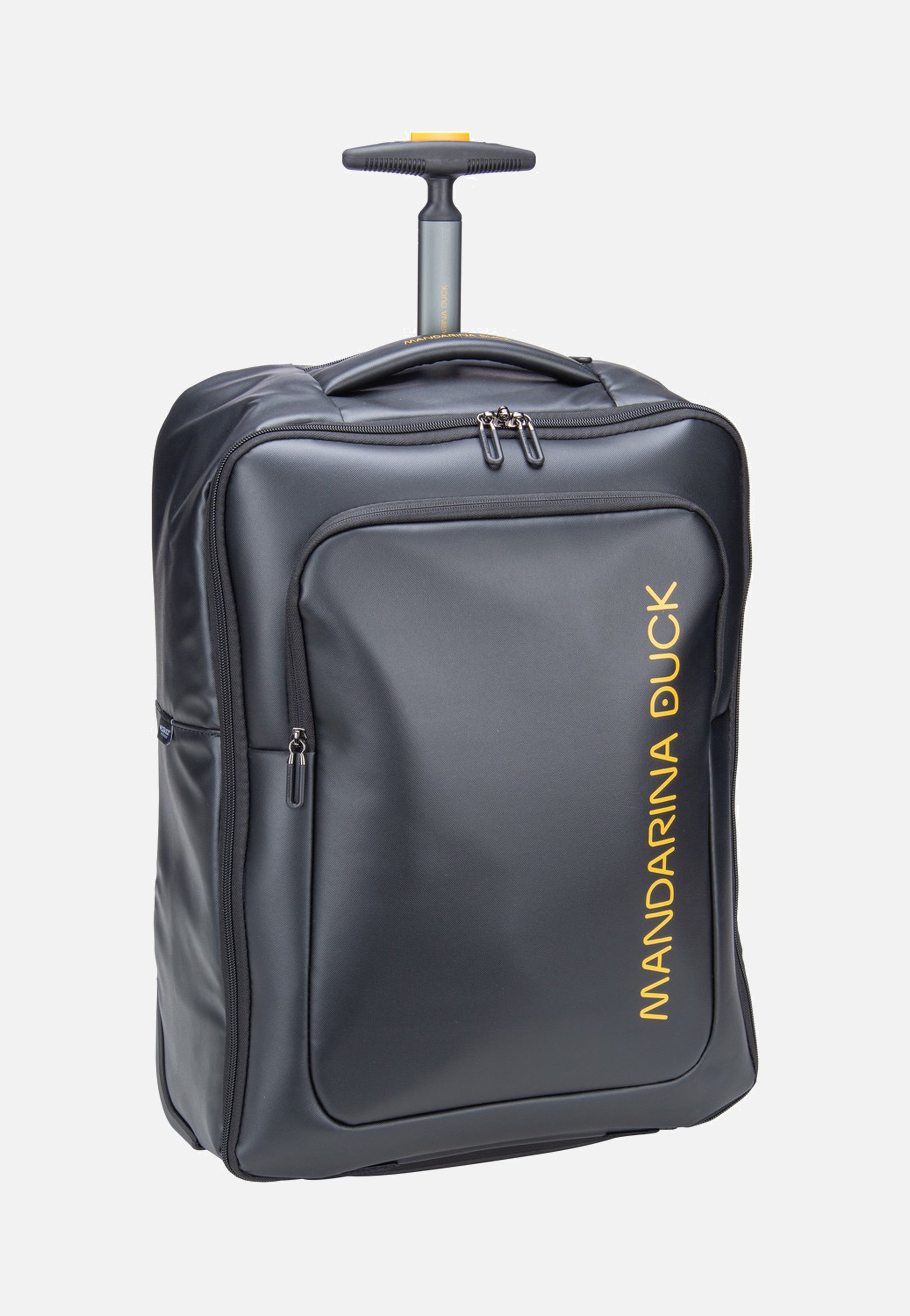 Mandarina Duck Eco Coated OSV06 Black - Backpack Trolley | Sakoi