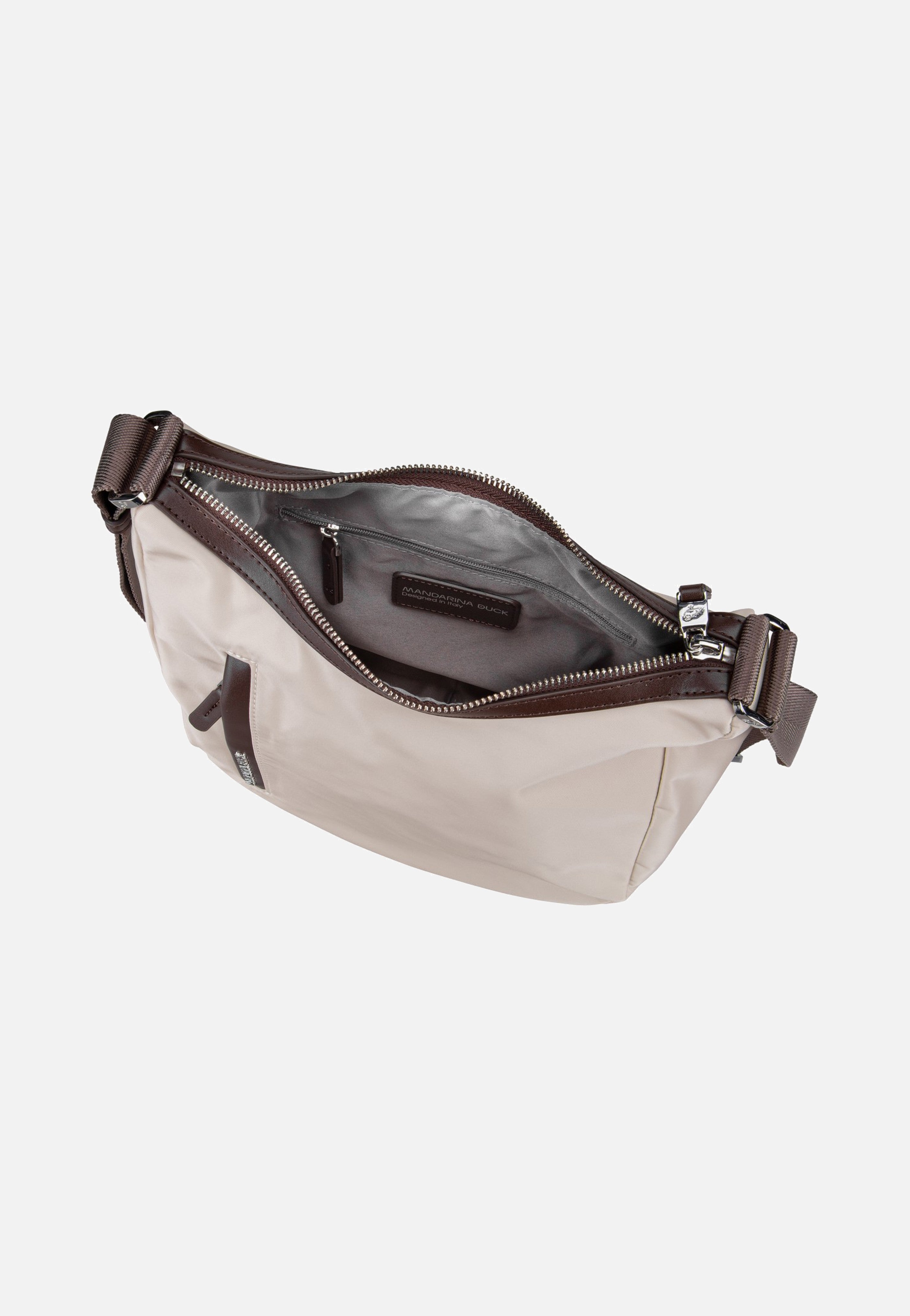Mandarina Duck - Hunter Medium VCT40 Latte - Hobo Bag | Women-Image