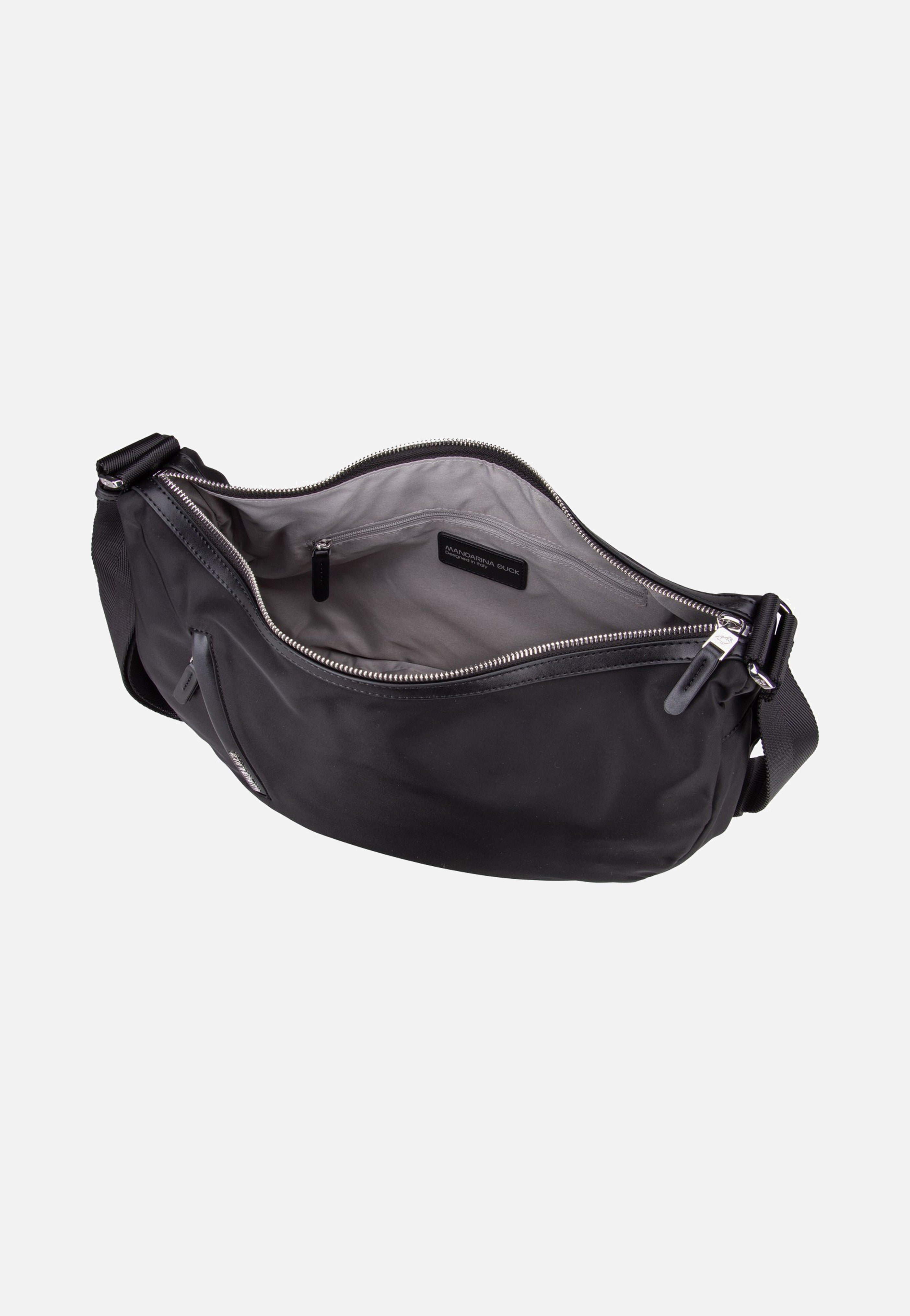 Mandarina Duck Hunter Medium VCT46 Black Hobo Bag