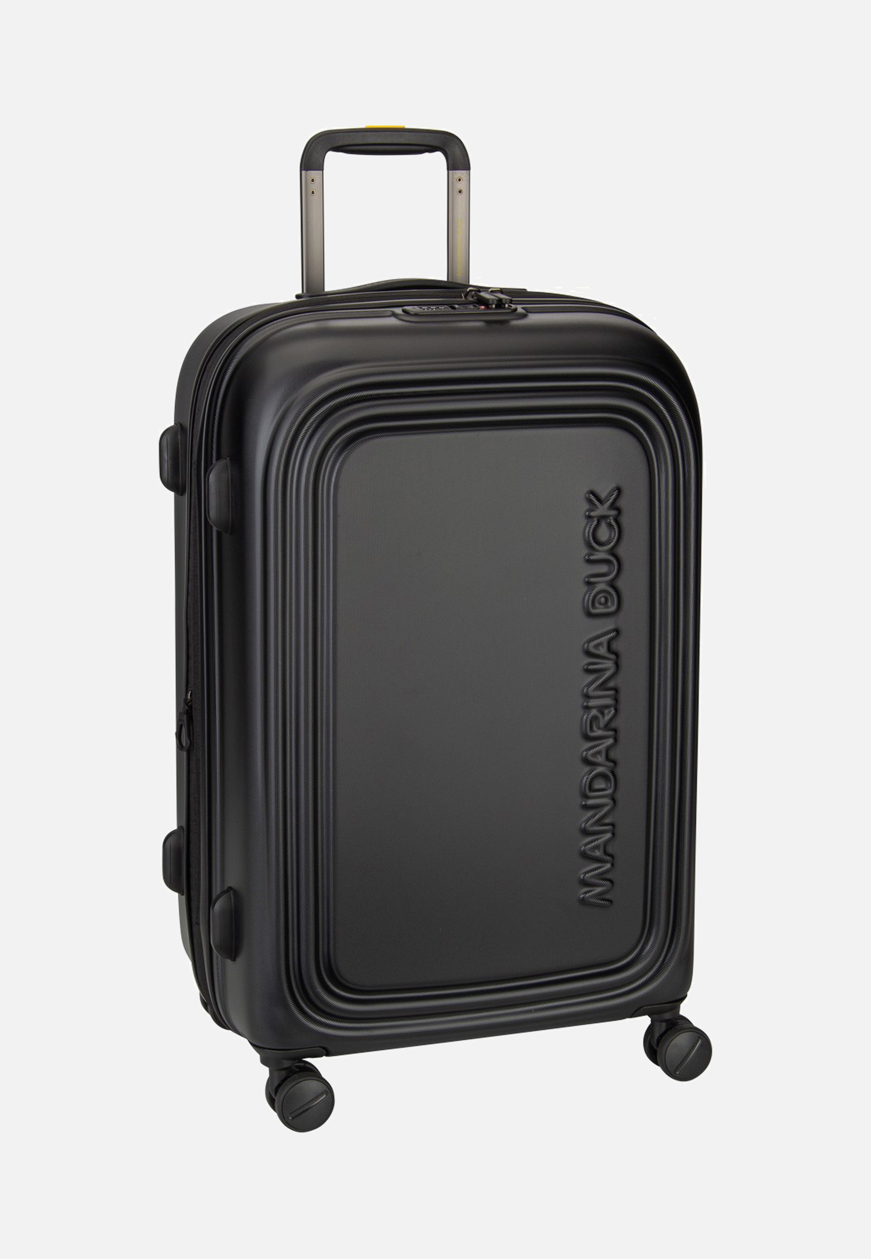 Mandarina Duck - Logoduck + Trolley Medium Exp Black - Suitcase | Neutral-Image
