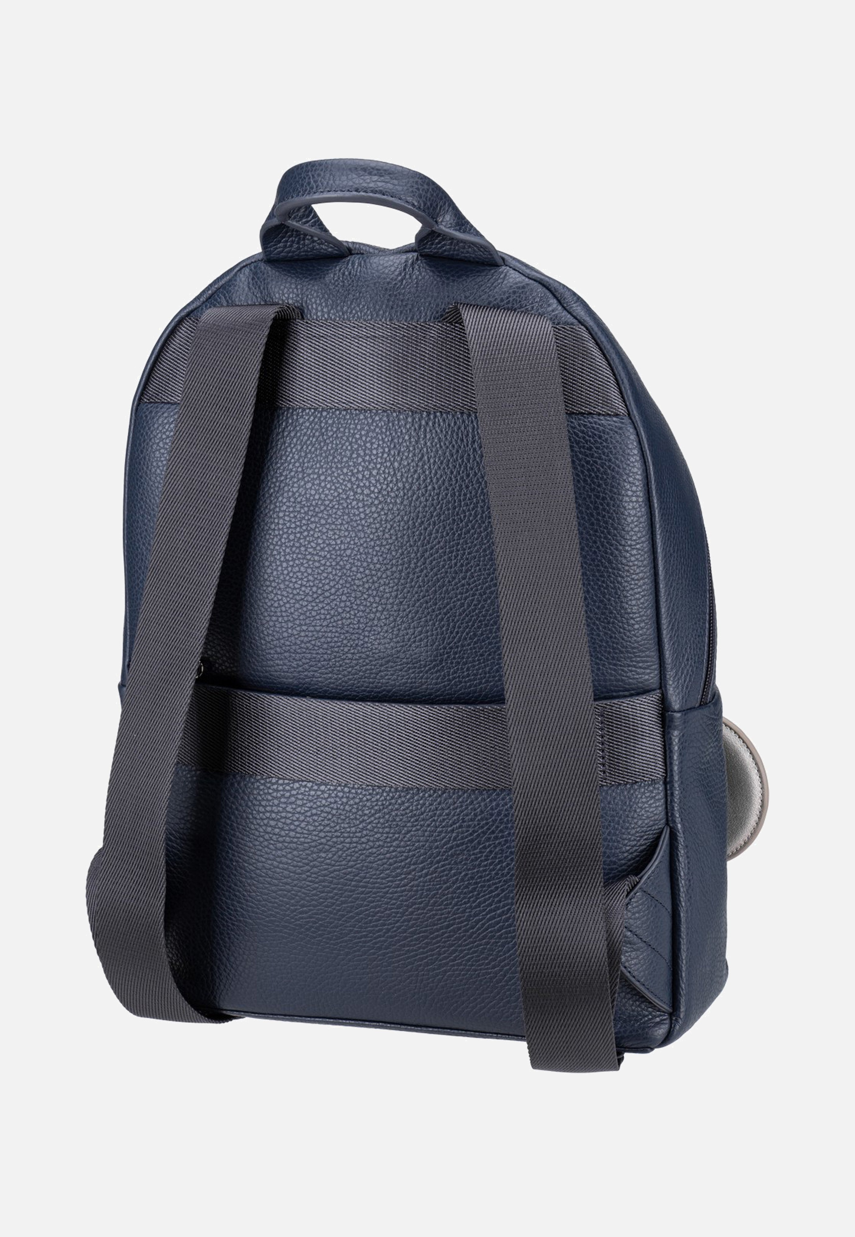 Mandarina Duck Mellow Leather FZT35 Dress Blue Backpack