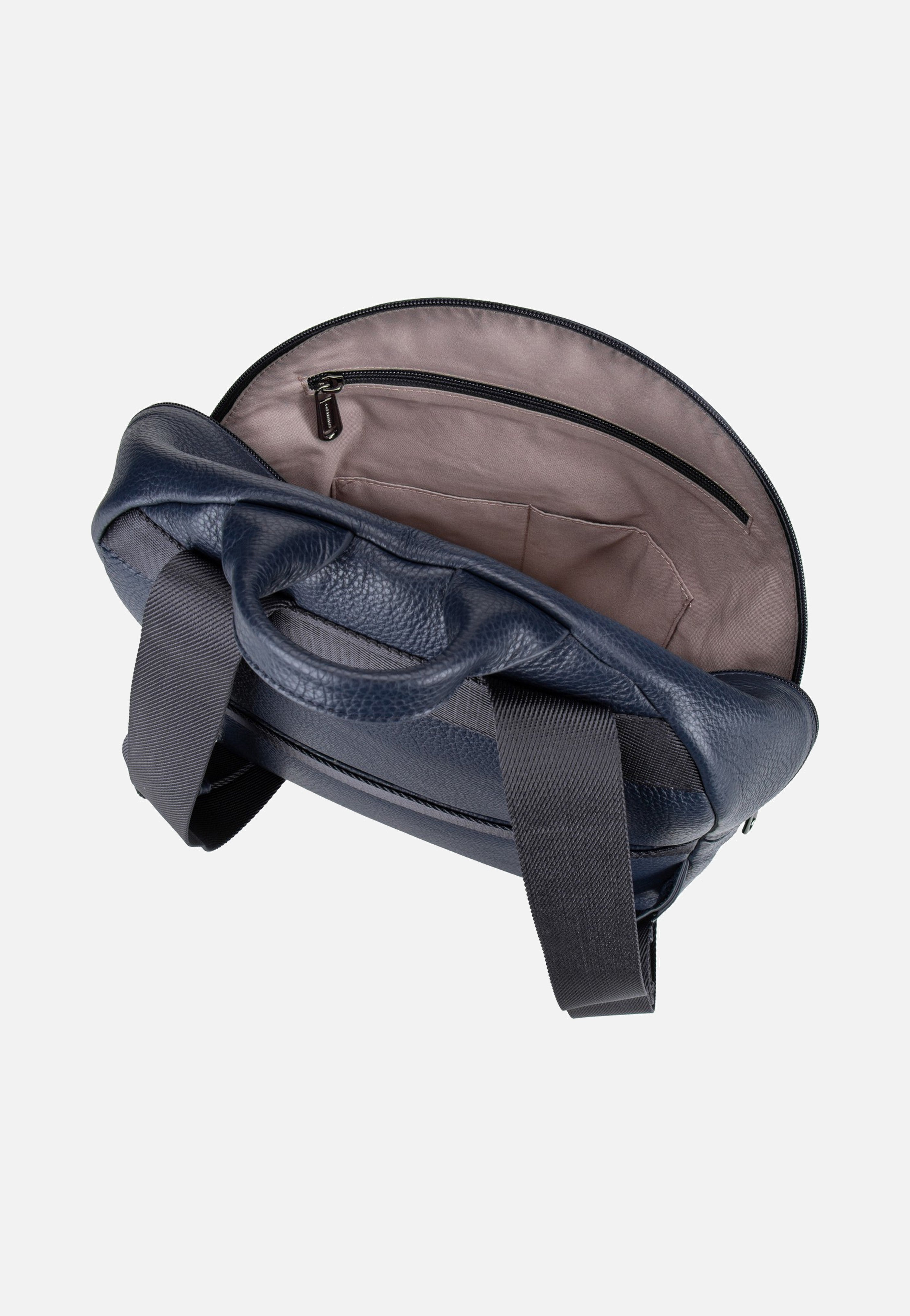 Mandarina Duck - Mellow Leather FZT35 Dress Blue - Backpack | Neutral-Image
