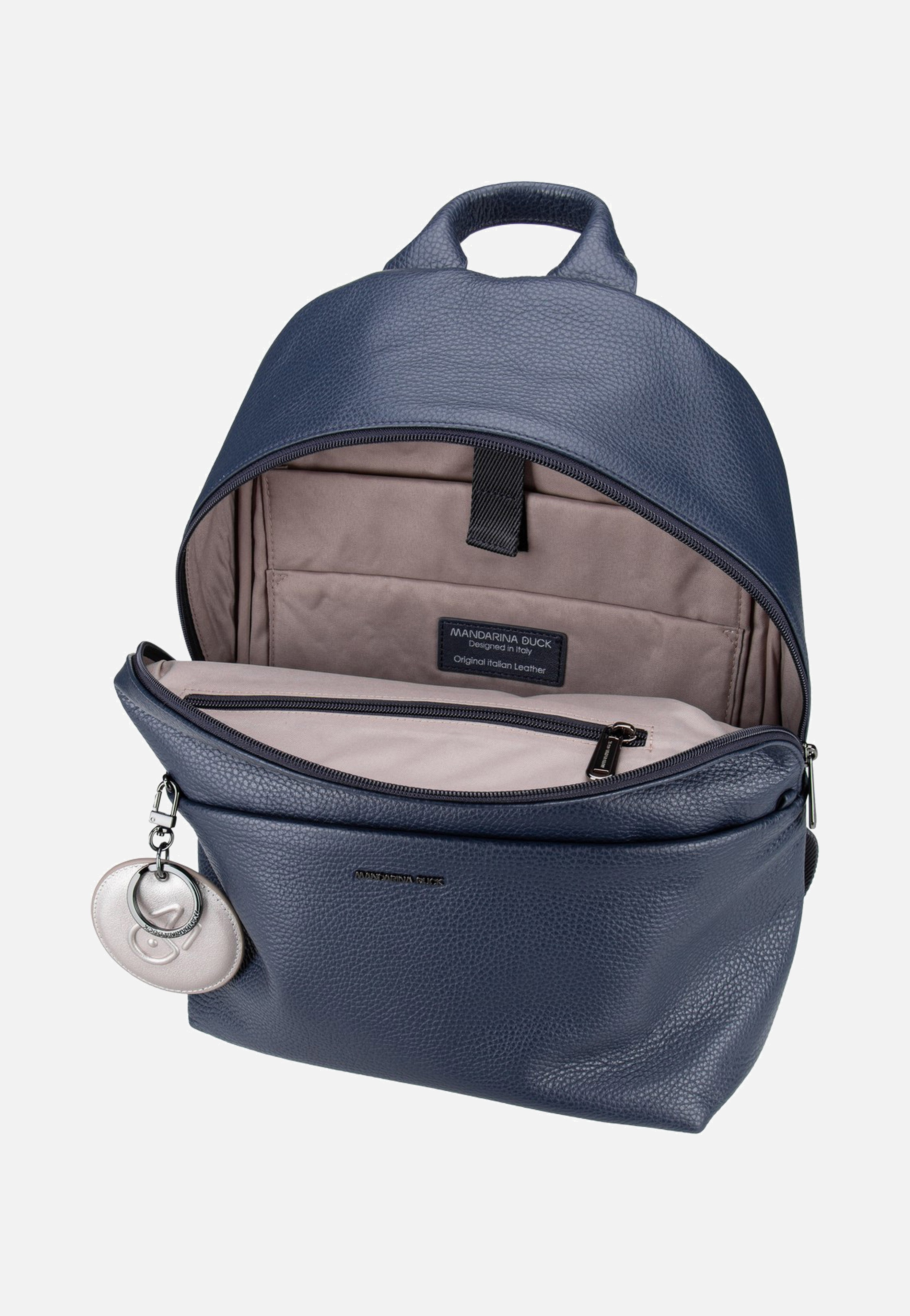 Mandarina Duck Mellow Leather FZT35 Dress Blue Backpack