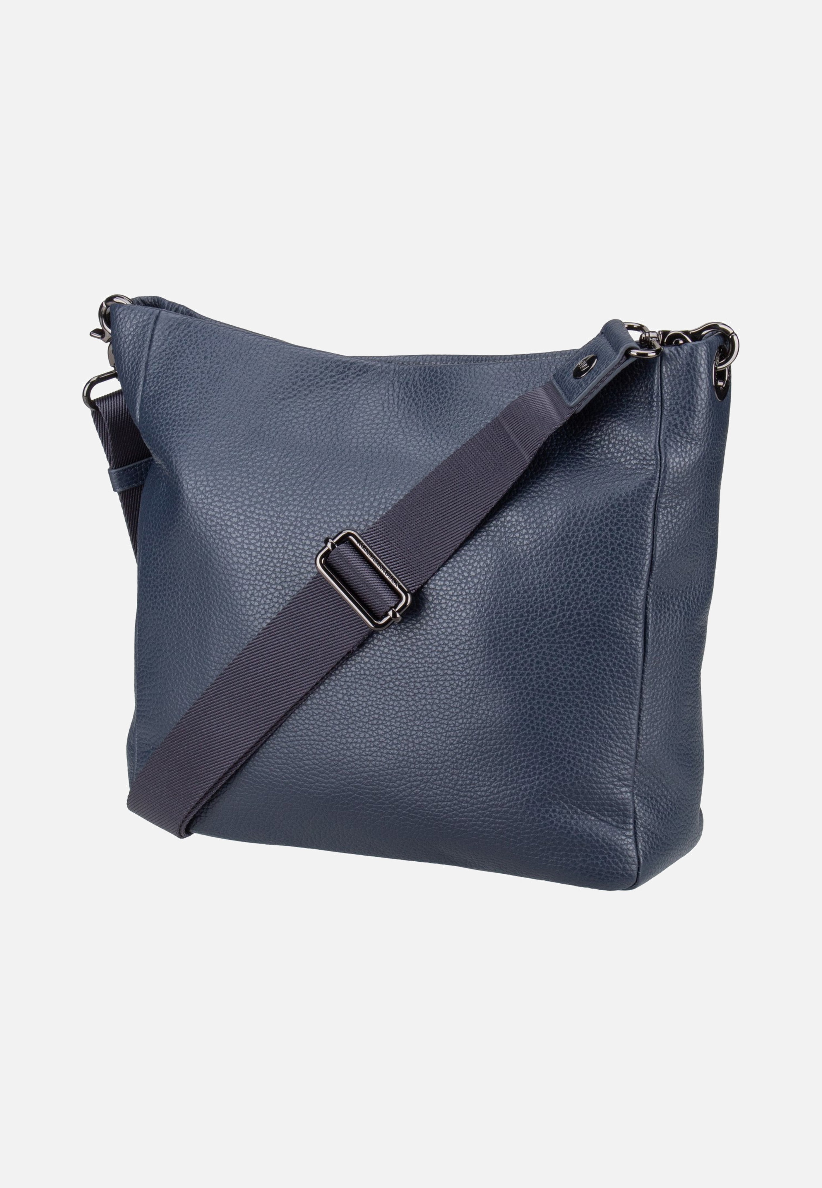 Mandarina Duck - Mellow Leather Large FZT04 Dress Blue - Crossbody Bag | Neutral-Image