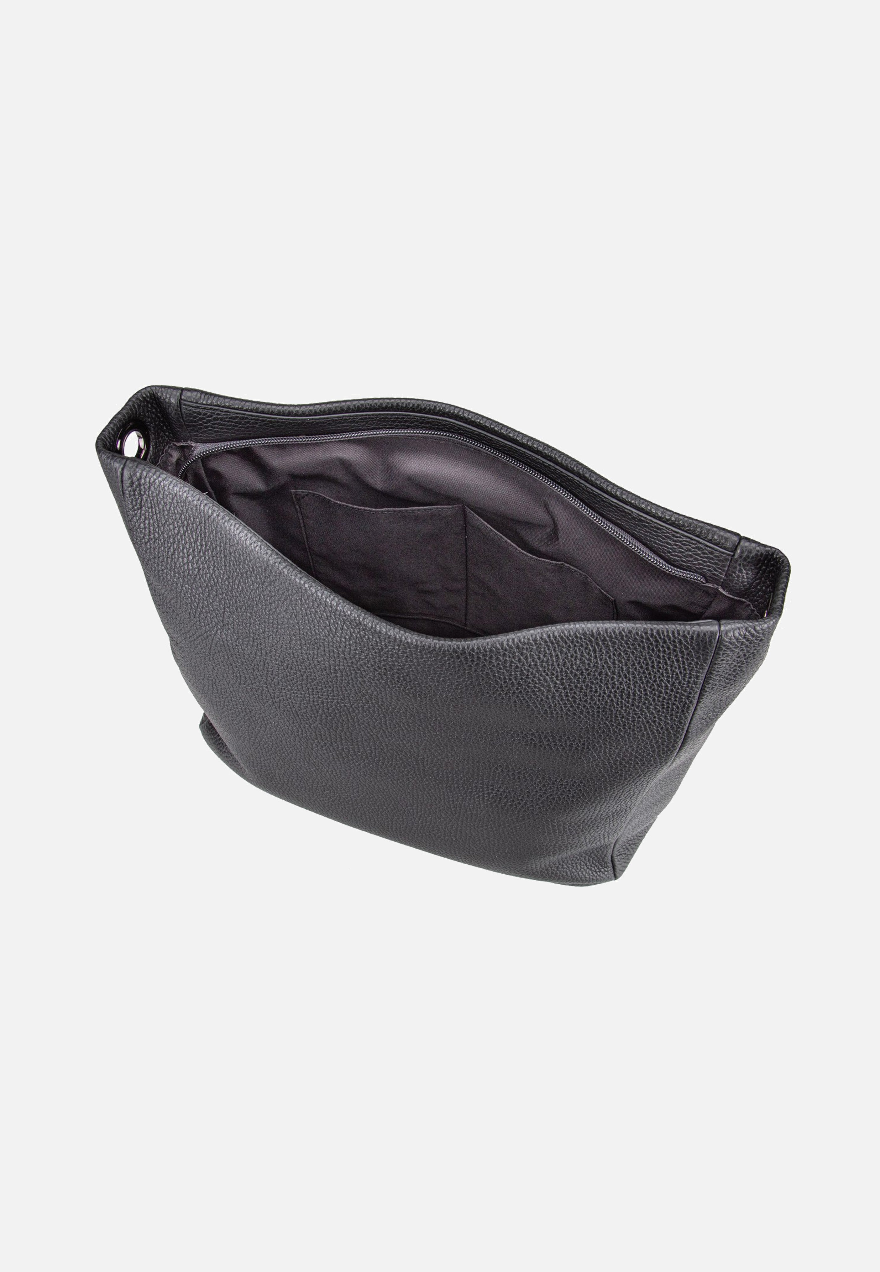 Mandarina Duck - Mellow Leather Large FZT04 Nero - Crossbody Bag | Neutral-Image