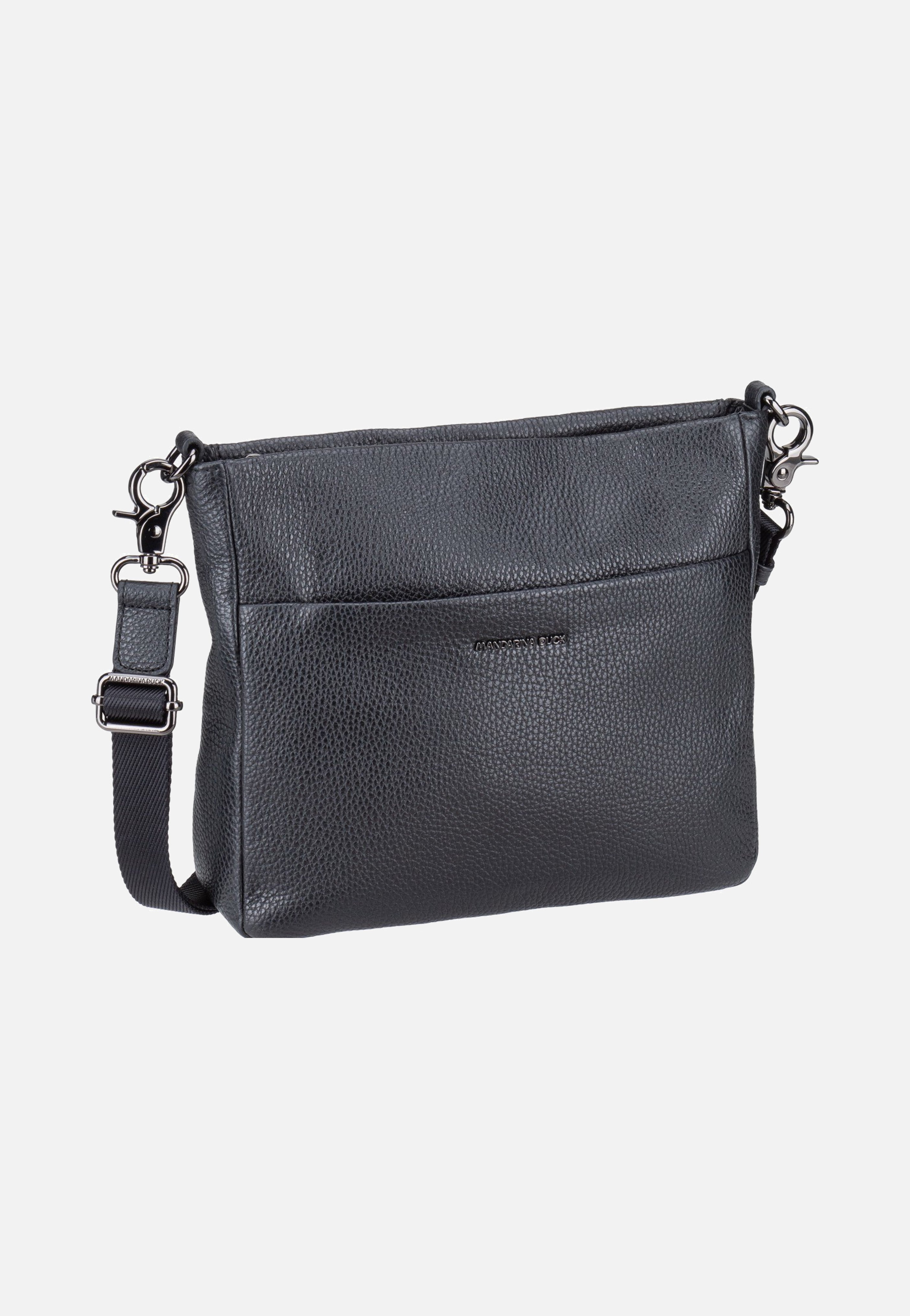 Mandarina Duck Mellow Leather Squared FZT17 Nero Crossbody Bag