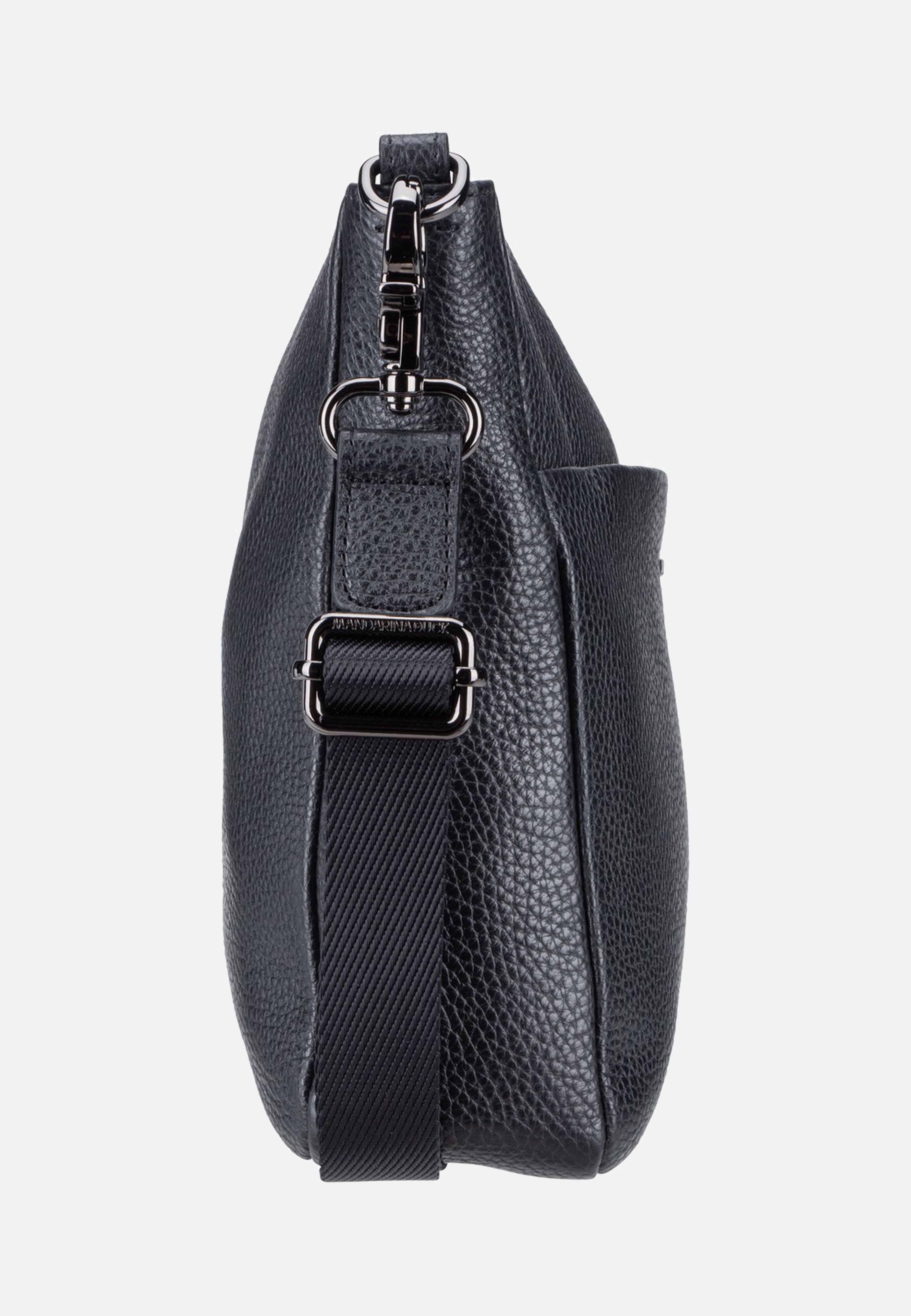 Mandarina Duck Mellow Leather Squared FZT17 Nero Crossbody Bag