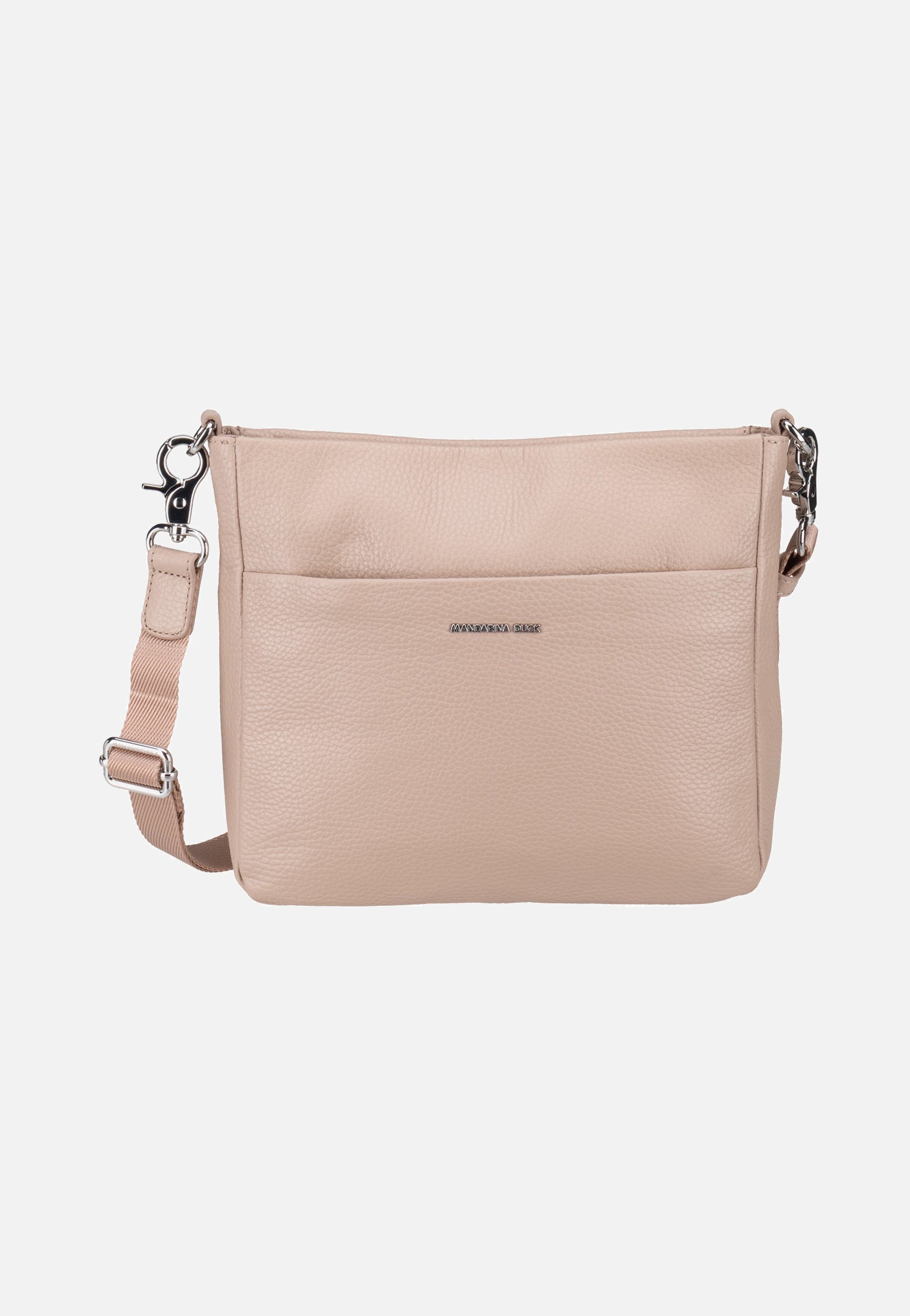 Mandarina Duck - Mellow Leather Squared FZT17 Warm Taupe - Crossbody Bag | Neutral-Image