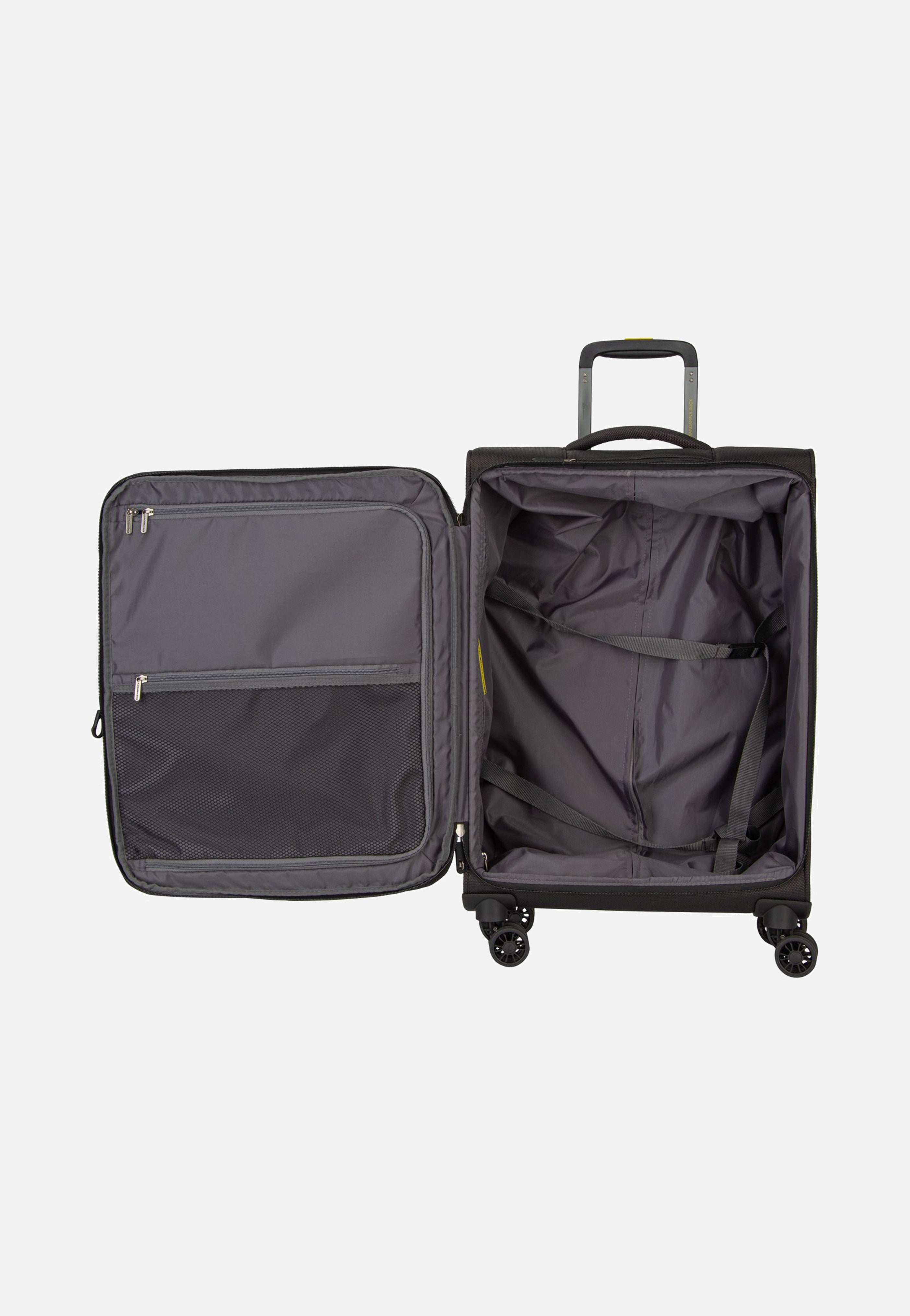 Mandarina Duck Zephyr Medium Exp OTV03 Black Suitcase
