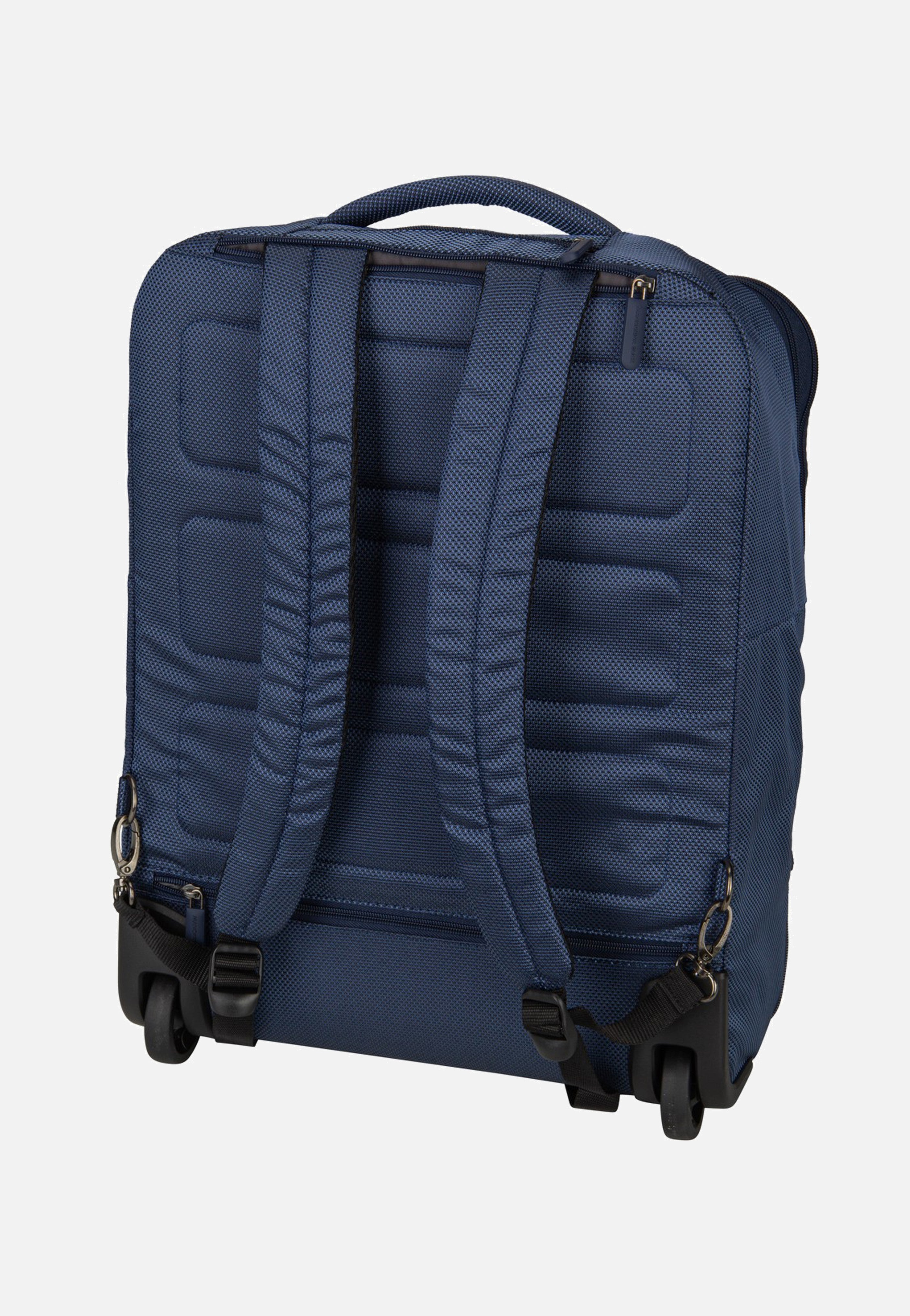 Mandarina Duck - Zephyr Trolley OTV06 Dress Blue - Backpack Trolley | Neutral-Image