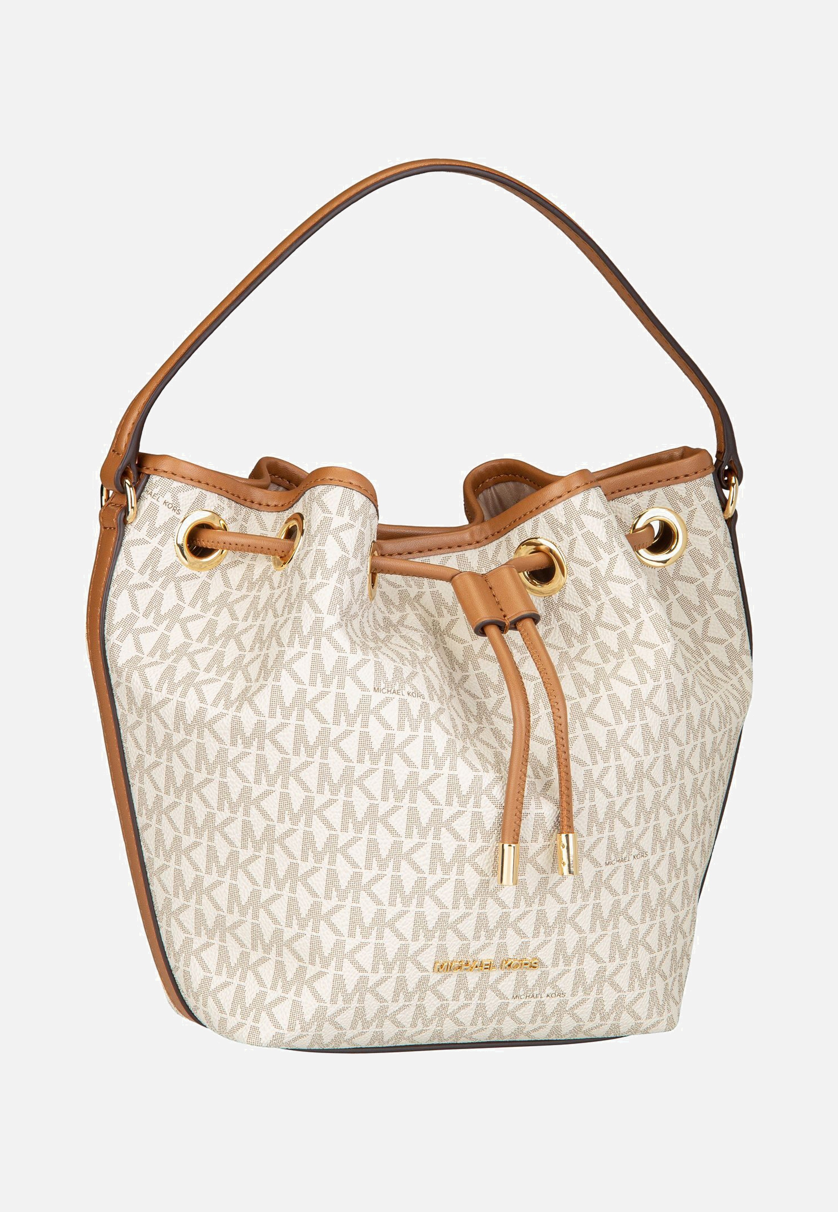 Michael Kors - Avery MD Bucket MSGR MK Sig Vanilla/Acorn - Bucket Bag | Women-Image