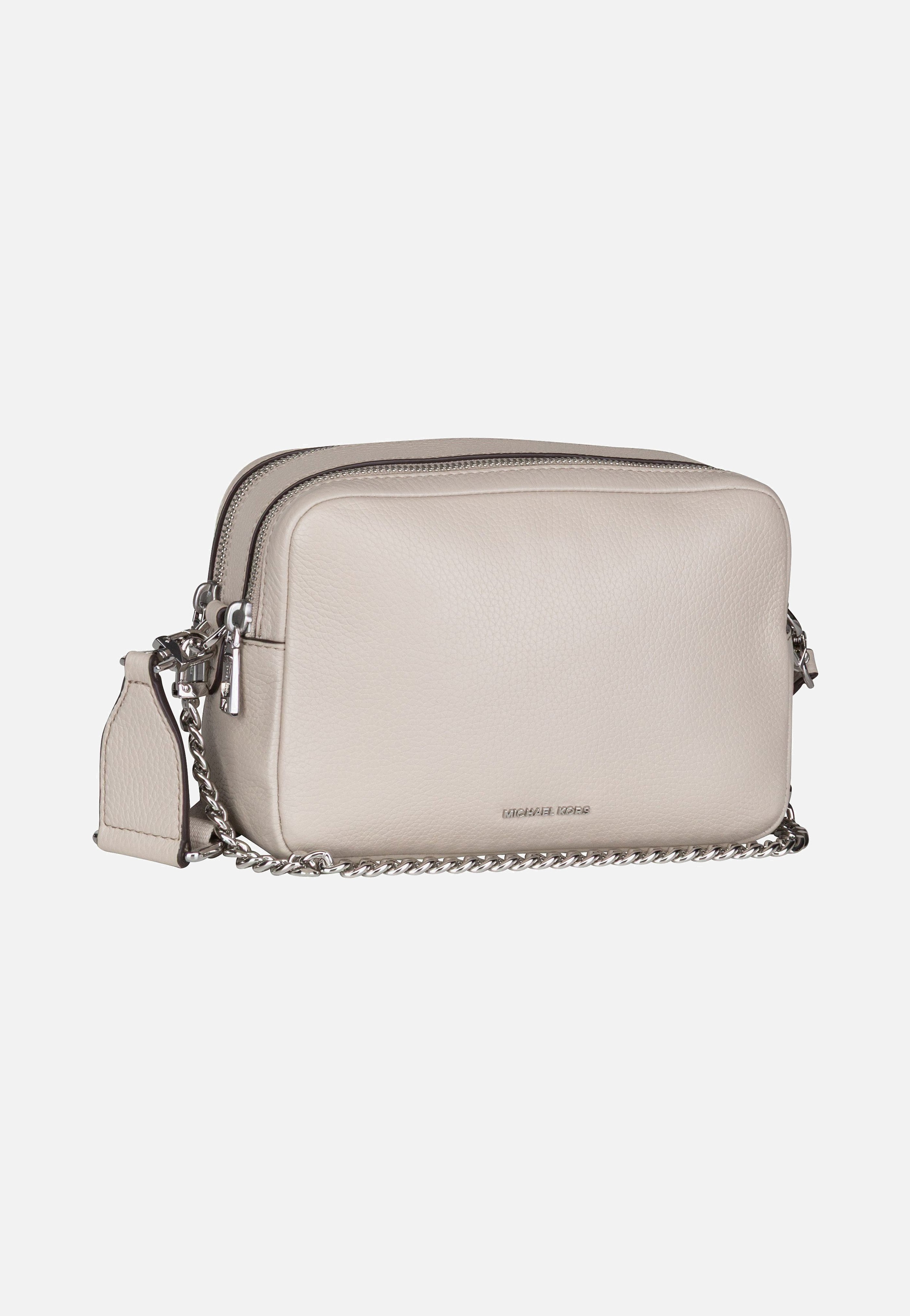 Michael Kors - Bryant Medium Double Zip Chain Camera Pebble Light Sand - Crossbody Bag | Women-Image