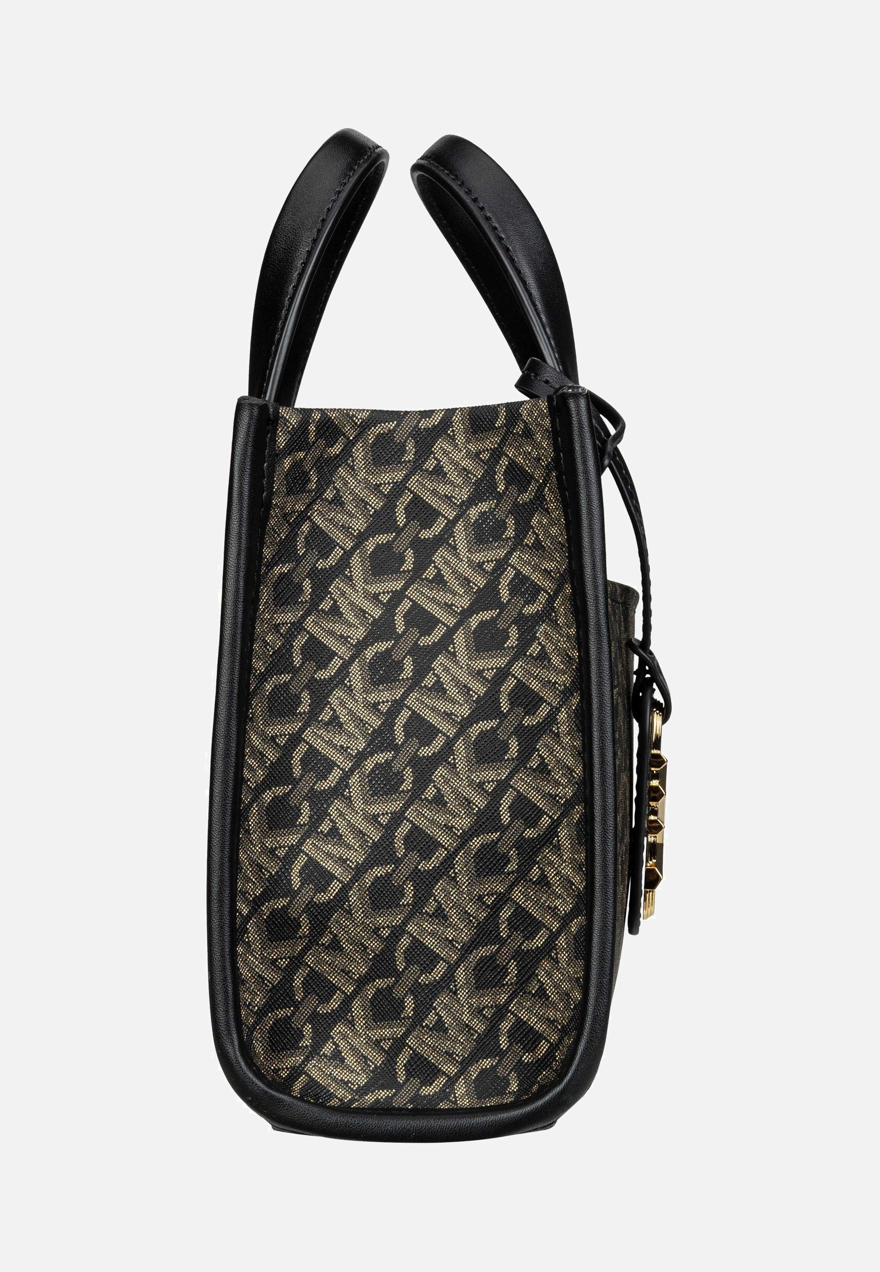 Michael Kors - Gigi Small EW MK SIG Black/Gold - Handle Bag | Women-Image