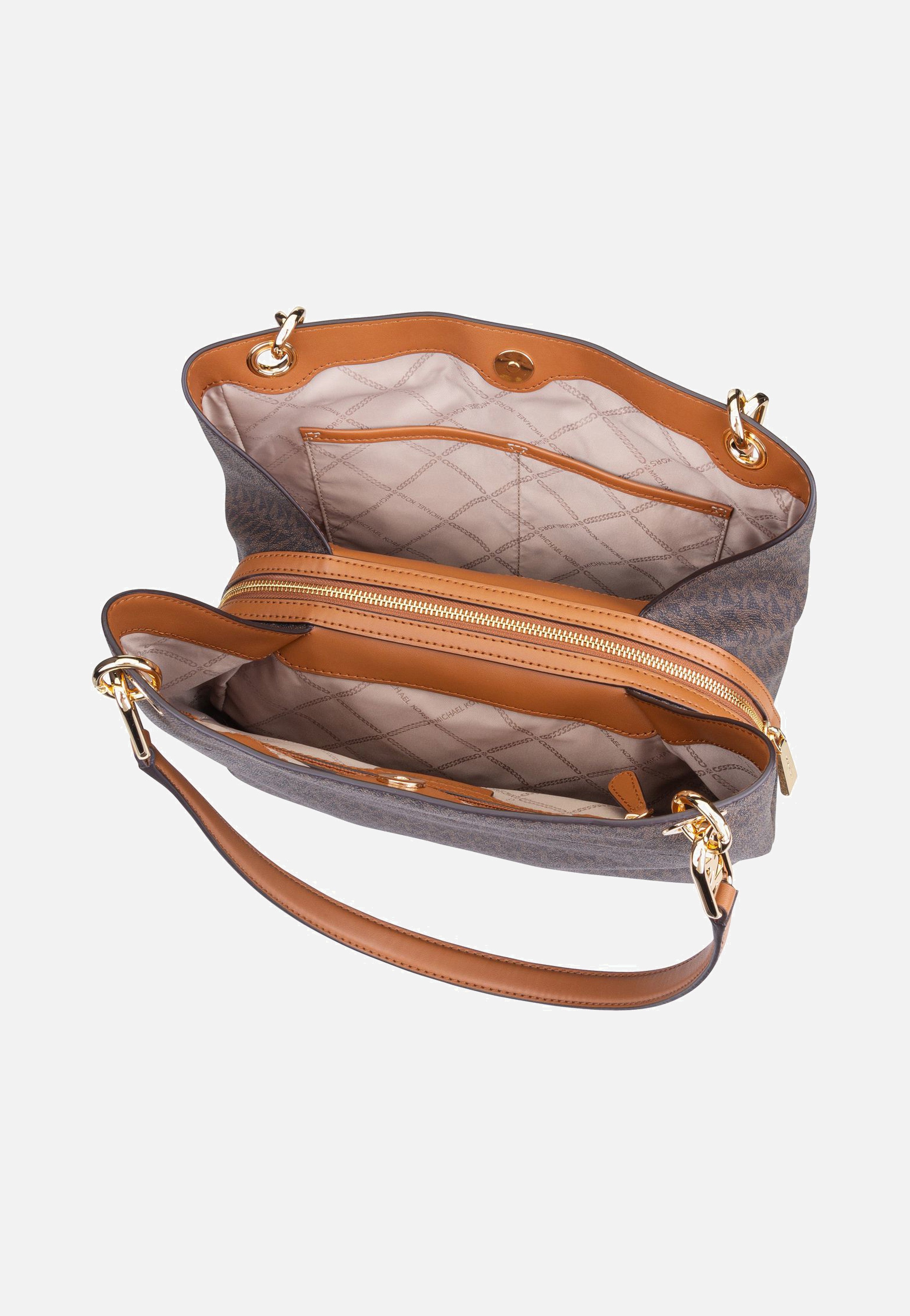 Michael Kors - Kensington Large Shoulder Tote Brown/Acorn - Shoulder Bag | Women-Image