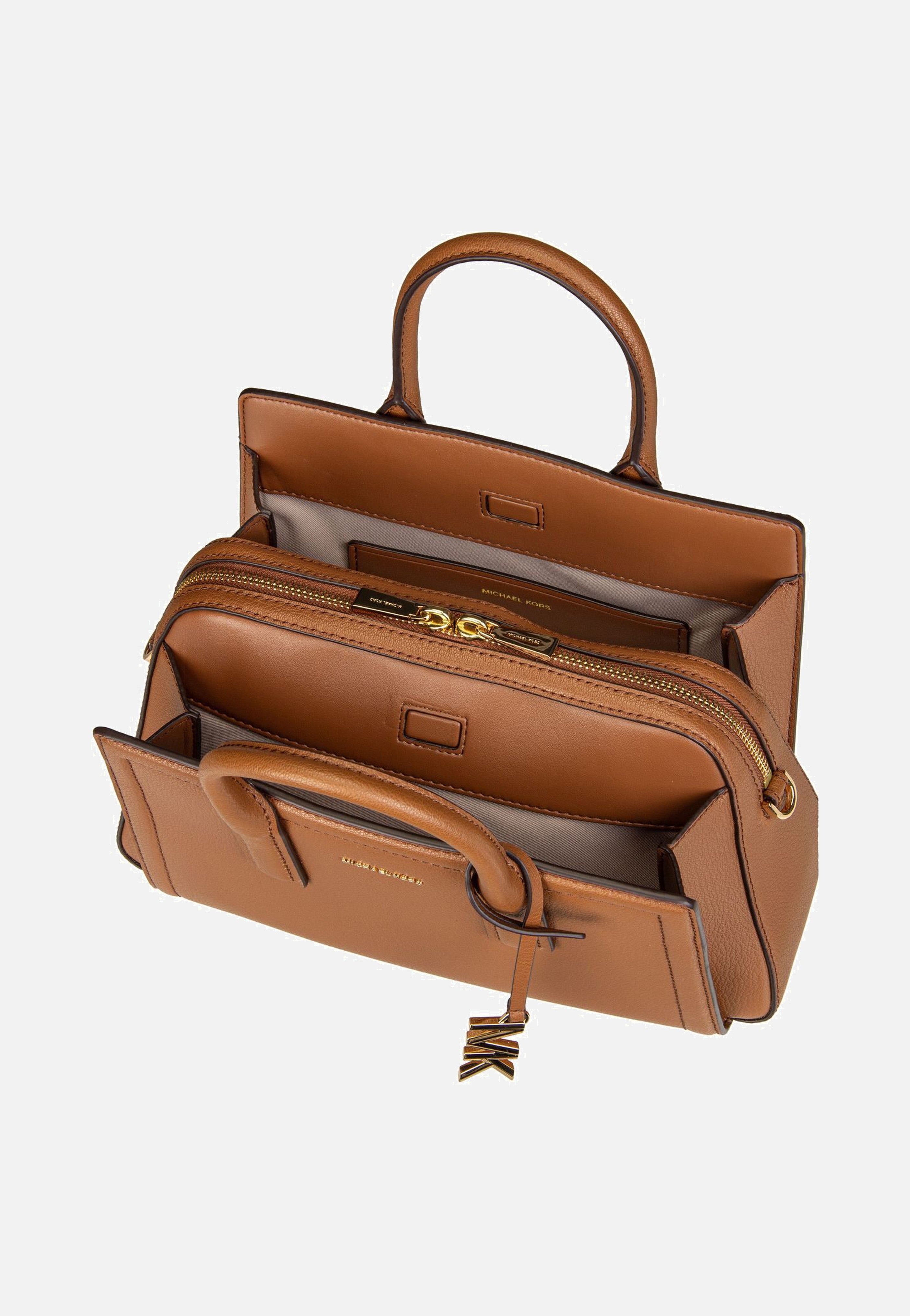 Michael Kors - Laila SM Satchel Solid Embossed Luggage - Handle Bag | Women-Image