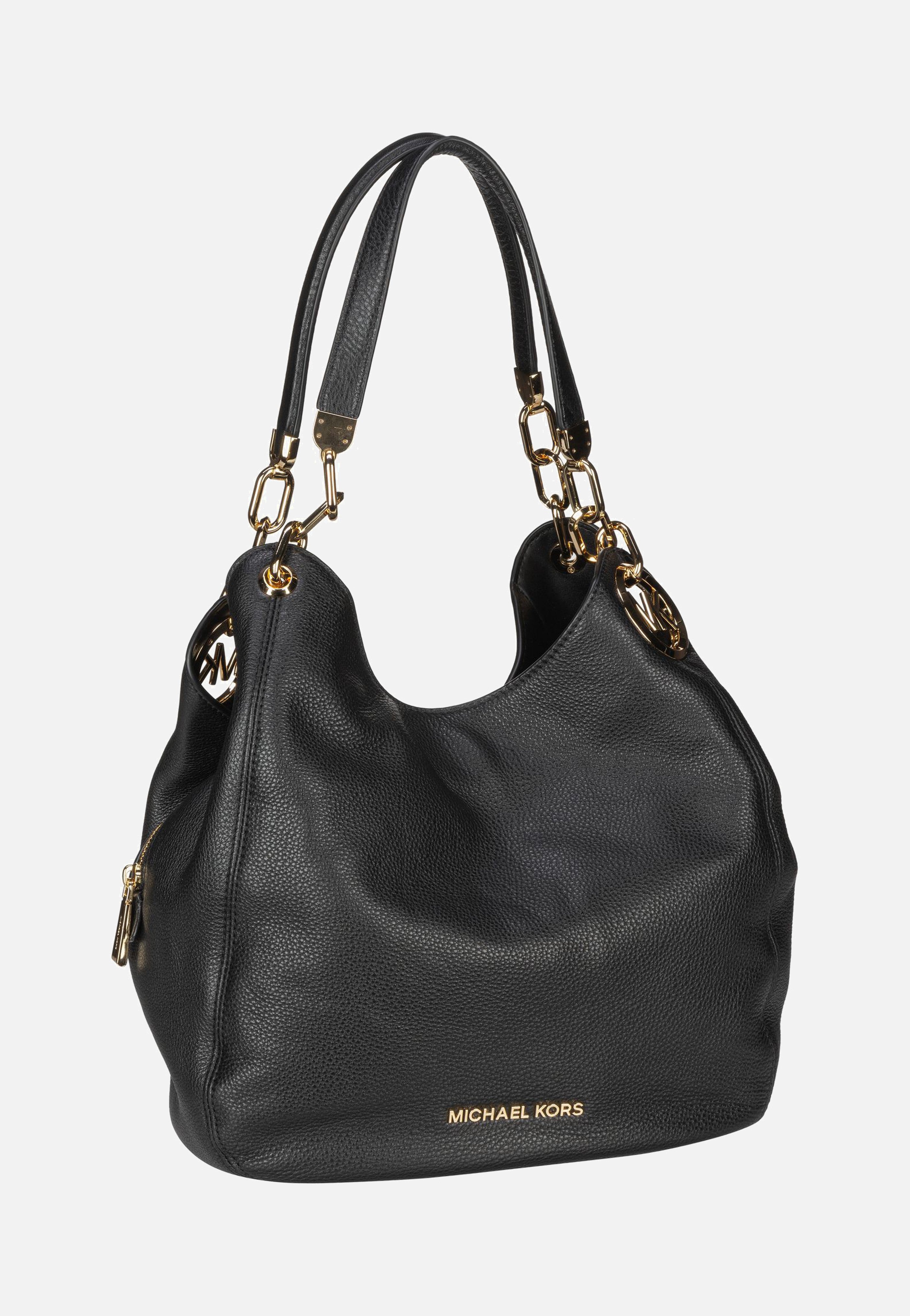 Michael Kors - Lillie Large Chain Shoulder Tote Black - Hobo Bag | Women-Image
