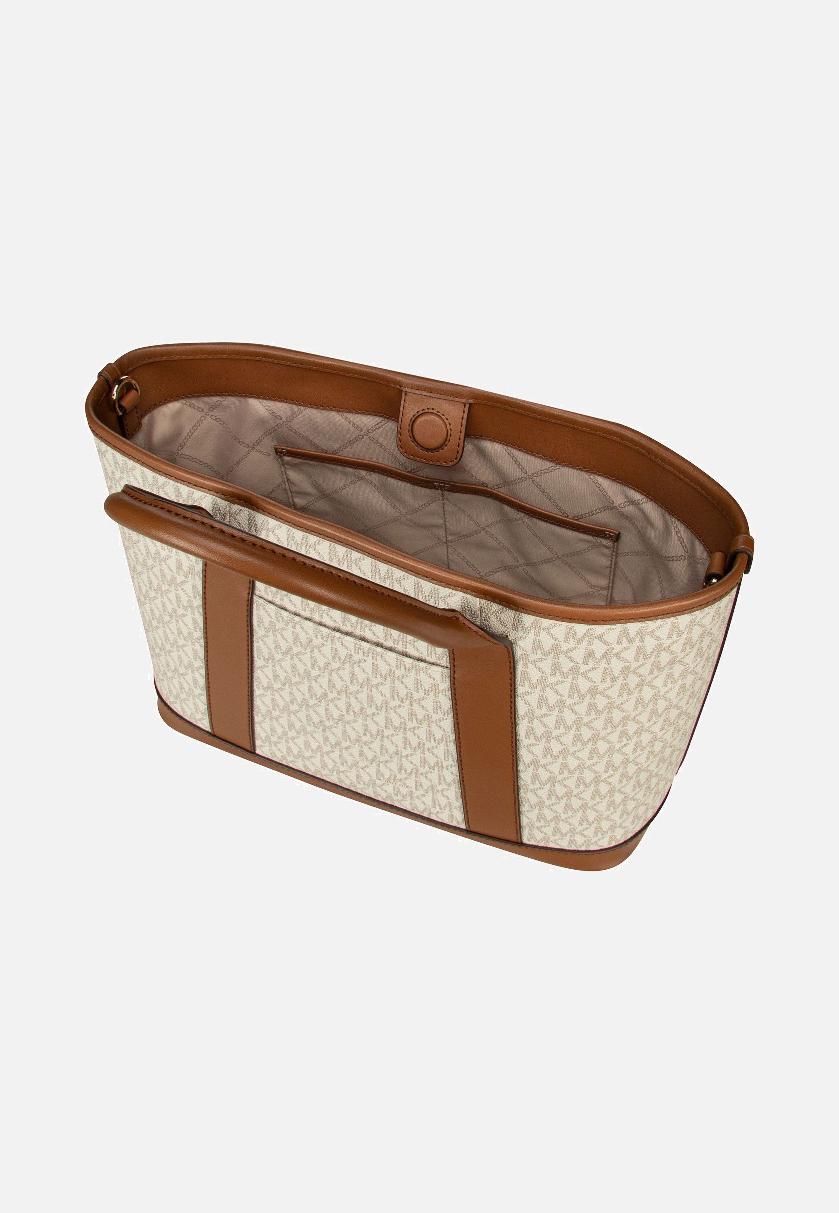Michael Kors - Luisa MD MK SIG Vanilla/Luggage - Tote Bag | Women-Image