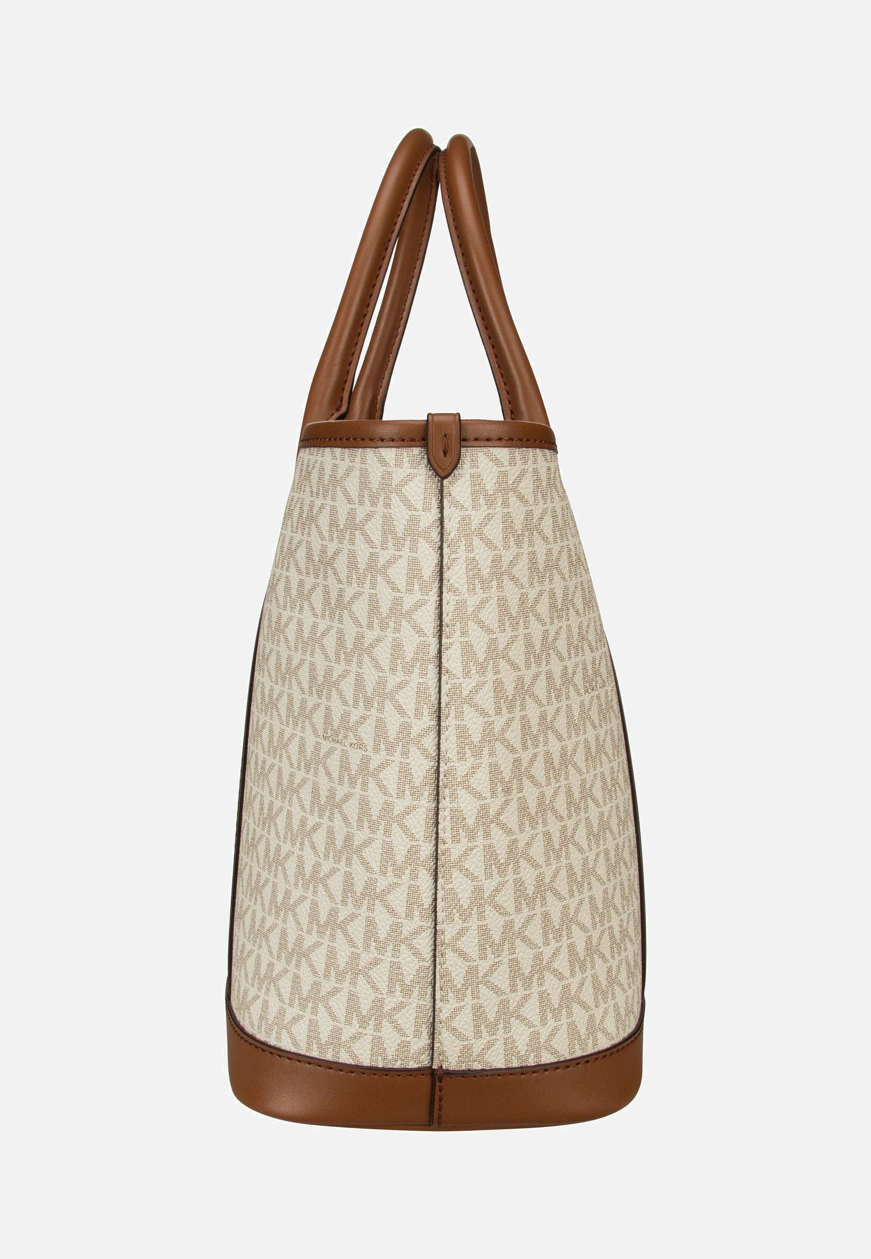 Michael Kors - Luisa MD MK SIG Vanilla/Luggage - Tote Bag | Women-Image