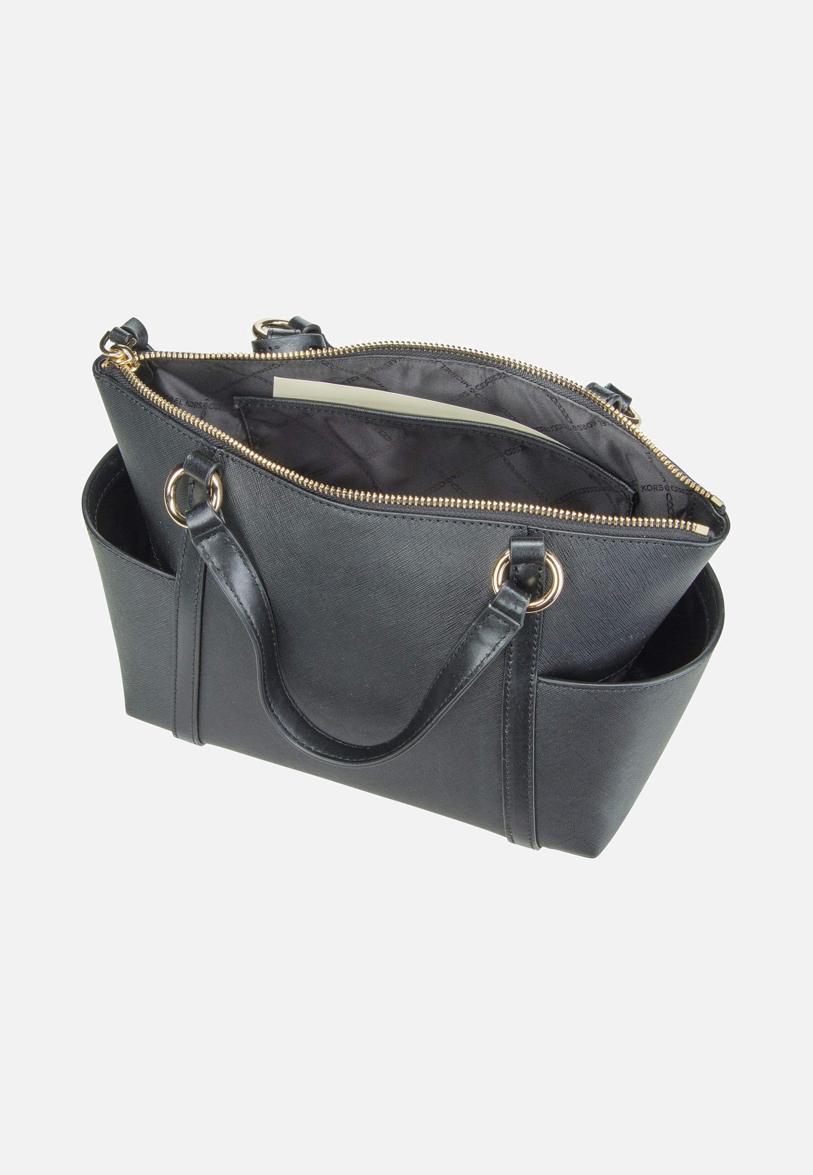 Michael Kors Sullivan Small Conv TZ Tote Black - Handle Bag | Sakoi