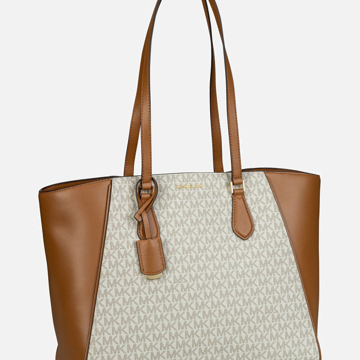 Michael Kors Taryn Large MF TZ MK SIG Vanilla/Acorn - Shopper | Sakoi