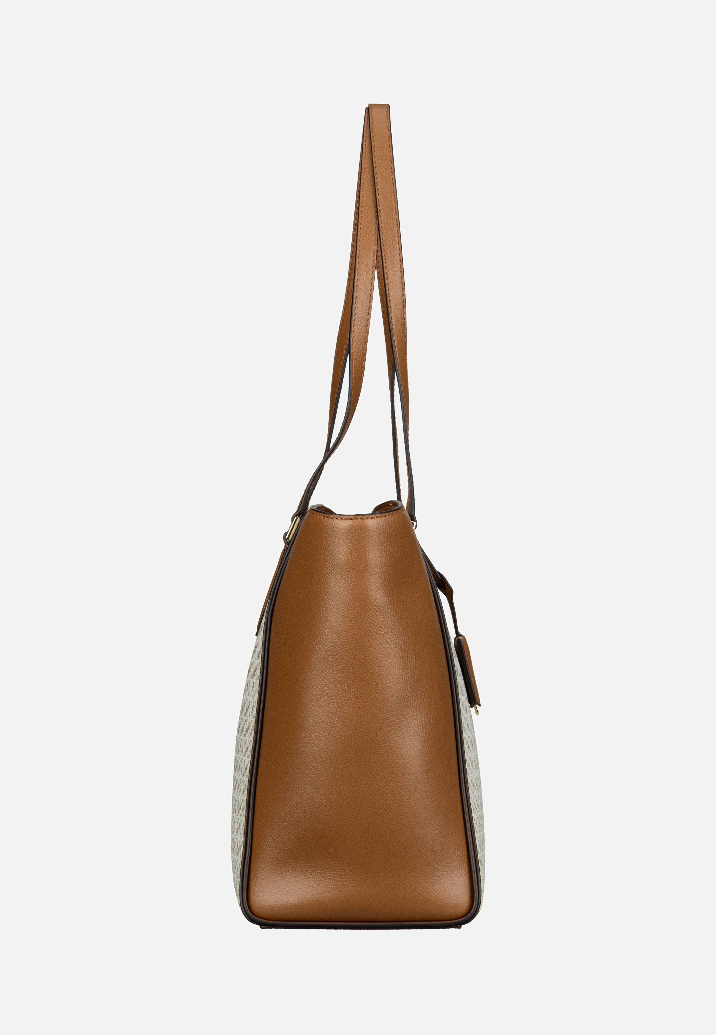 Michael Kors - Taryn Large MF TZ MK SIG Vanilla/Acorn - Shopper | Women-Image