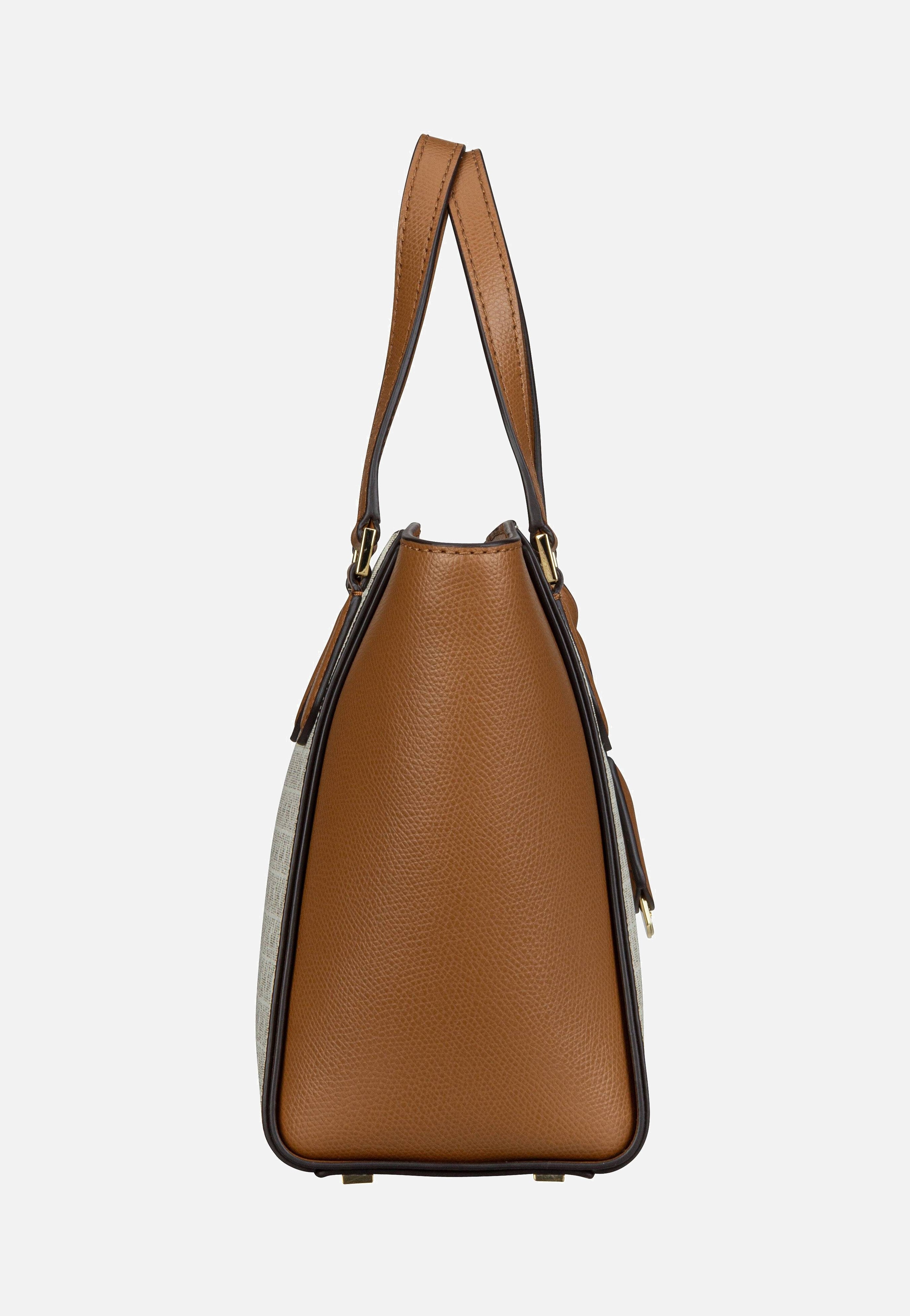 Michael Kors - Taryn Small Convertible MK SIG Vanilla/Acorn - Handle Bag | Women-Image
