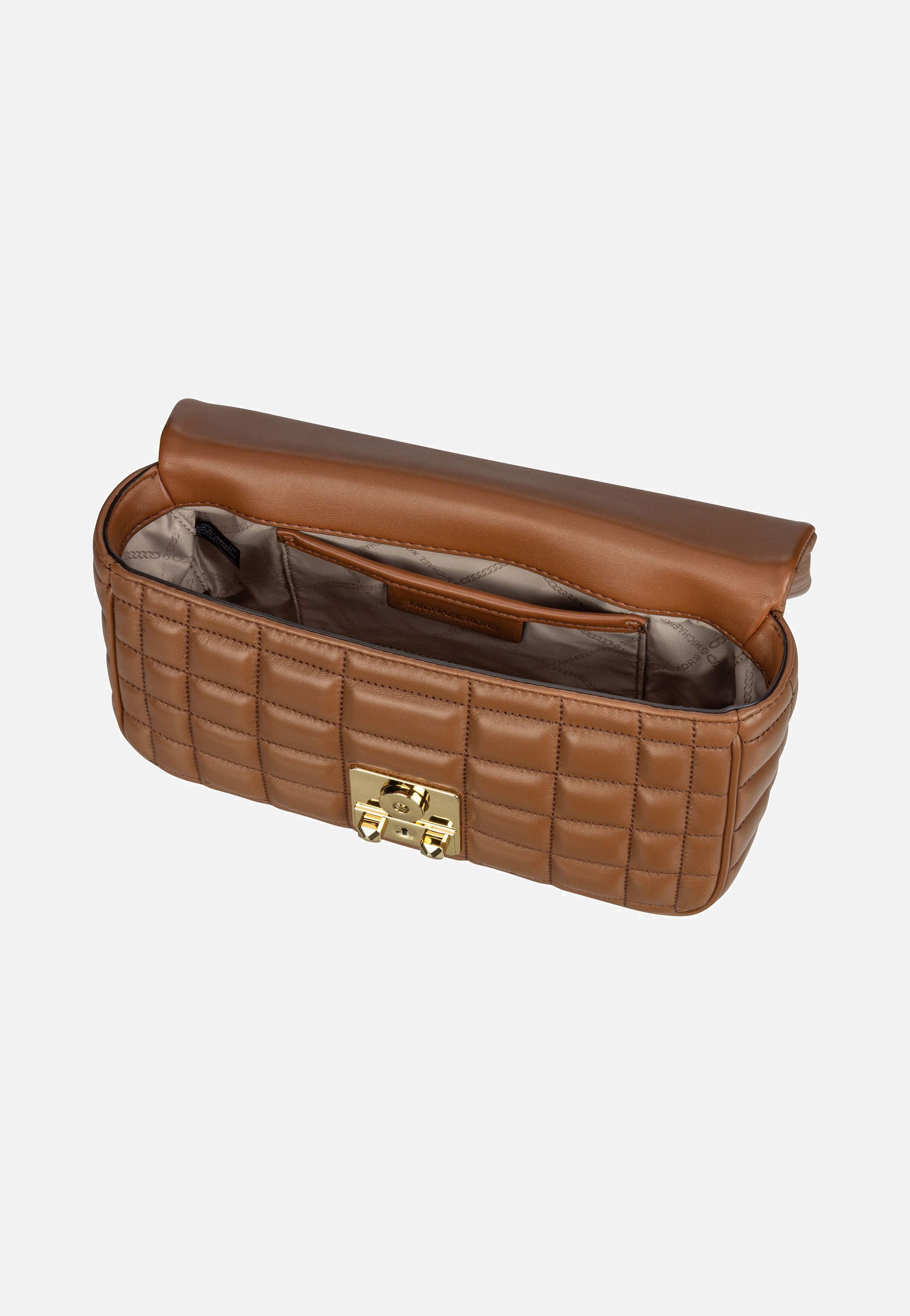Michael Kors - Tribeca LG Conv Chain Shoulder Costa Luggage - Evening Bag | Women-Image