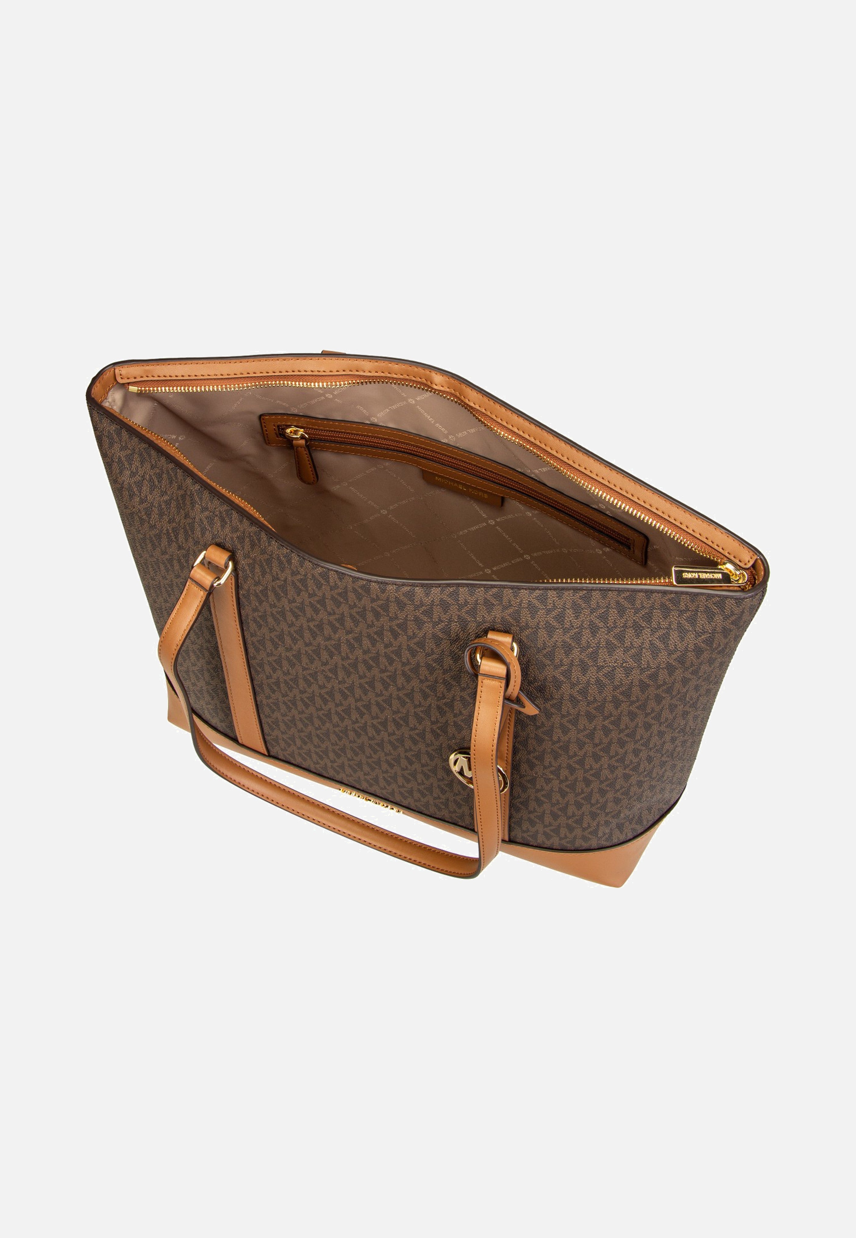 Michael Kors Andie MD NS Tote Brown/Acorn - Shopper | Sakoi