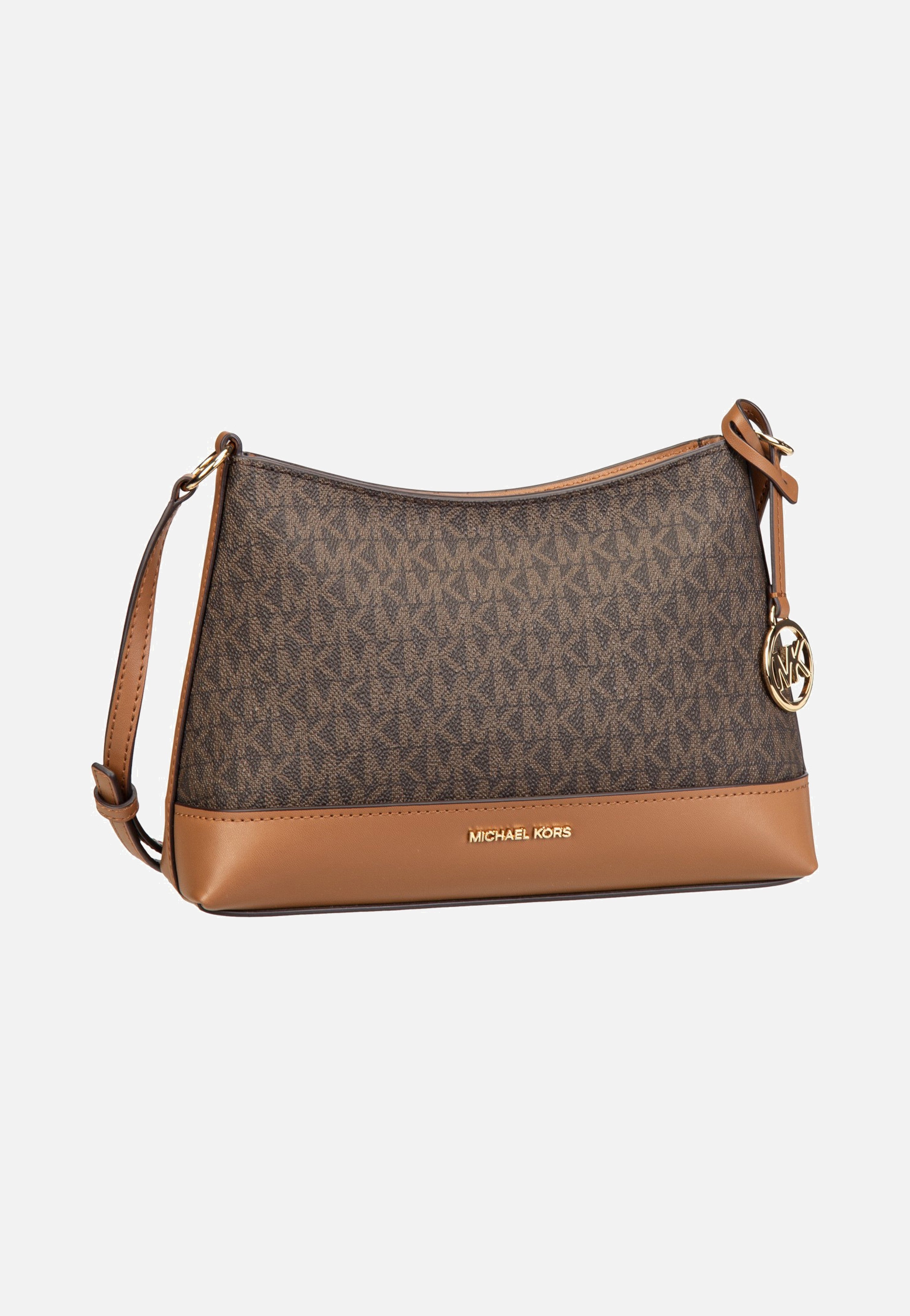 Michael Kors Andie SM TZ Xbody Brown/Acorn Crossbody Bag