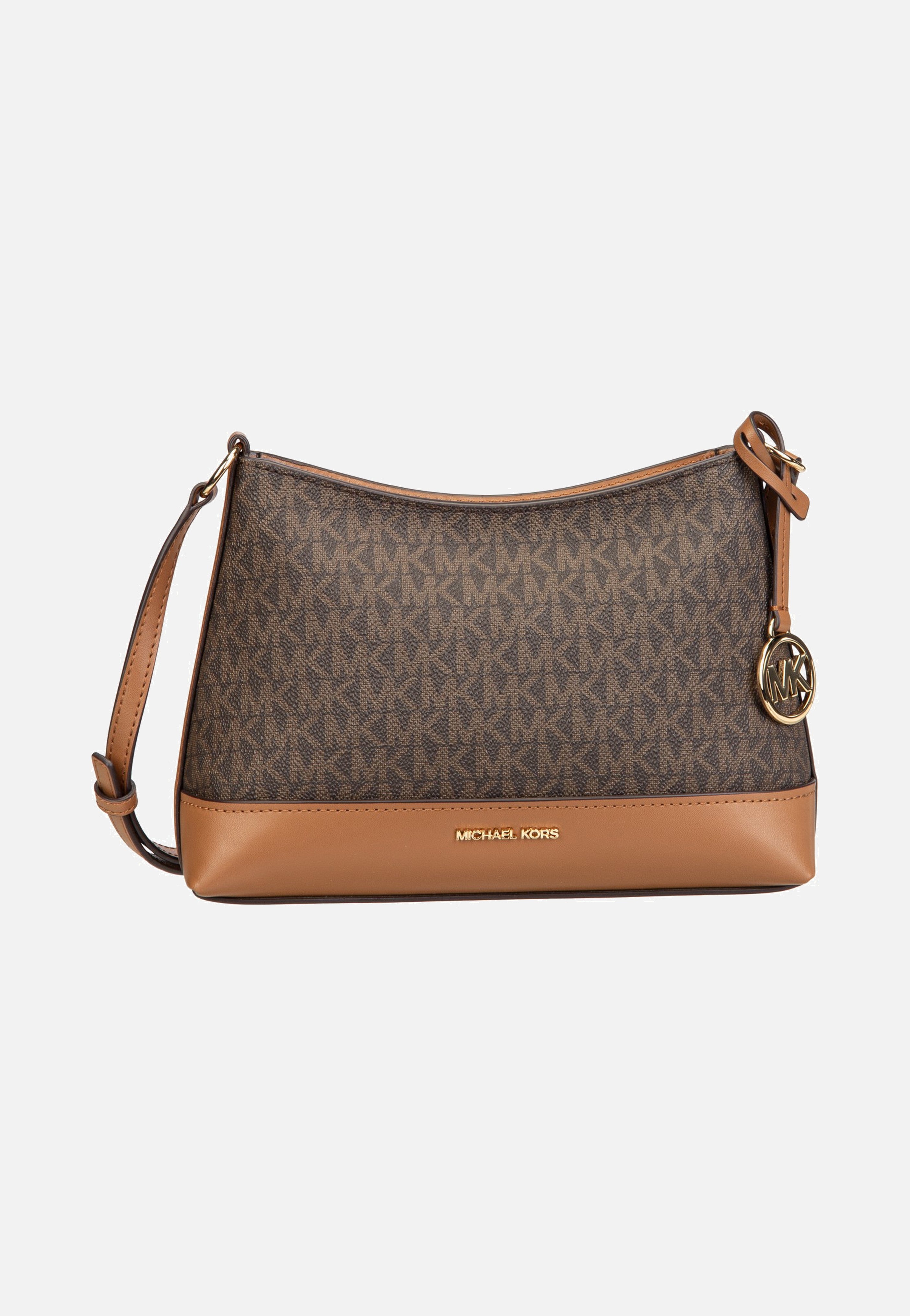 Michael Kors Andie SM TZ Xbody Brown/Acorn Crossbody Bag
