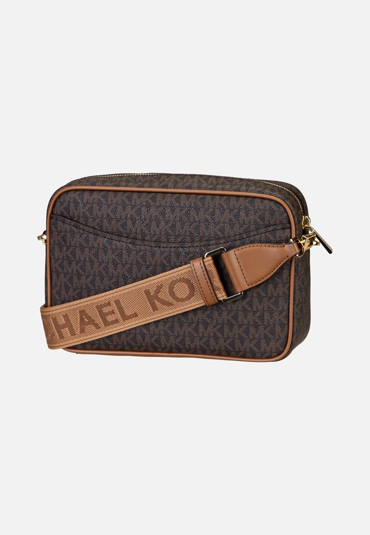 Michael Kors Bev LG Ew Pckt Xbody Brown/Acorn Sac à bandoulière