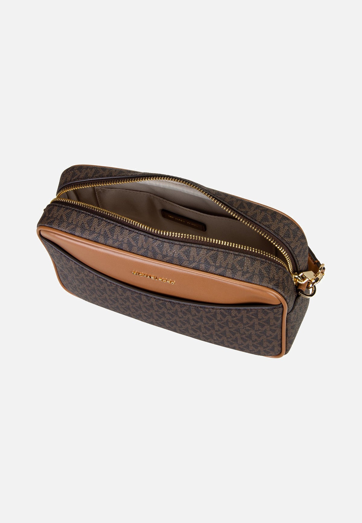 Michael Kors Bev LG Ew Pckt Xbody Brown/Acorn Sac à bandoulière