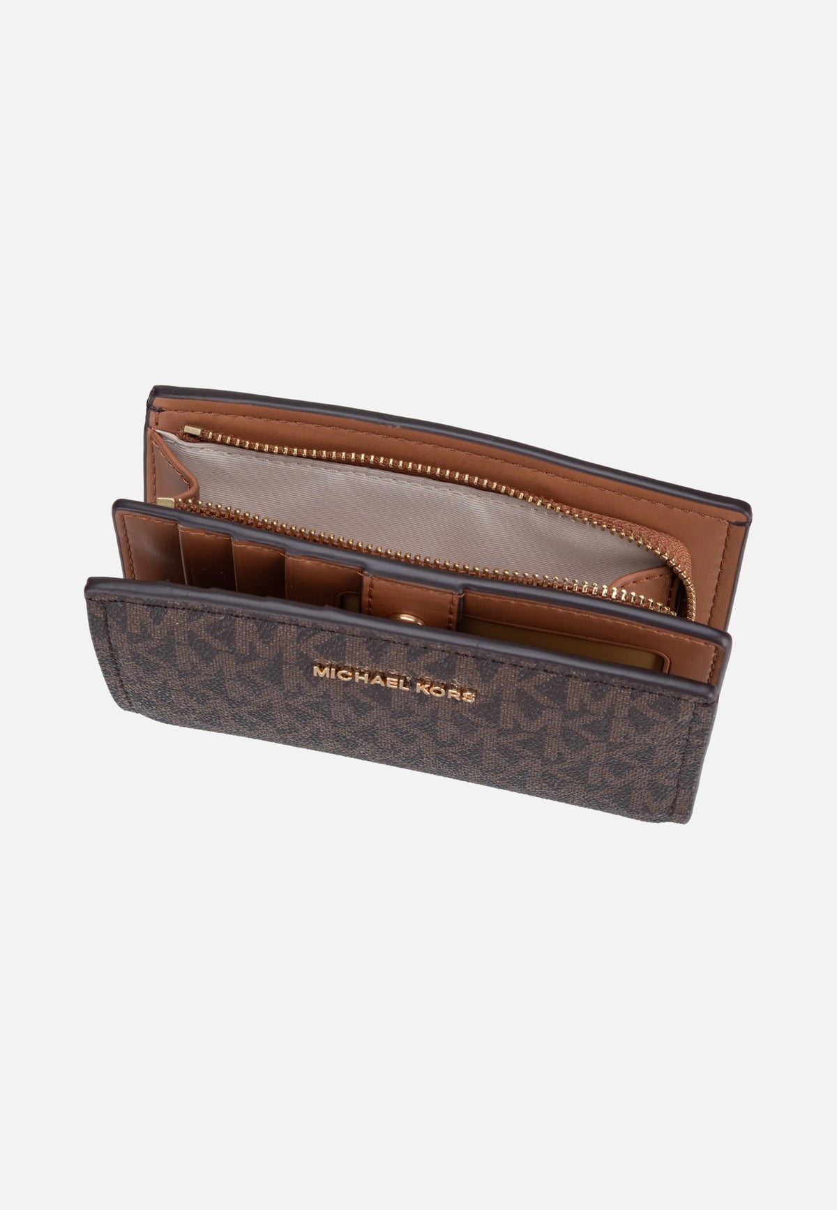 Michael Kors Bryant MD Za Brown/Acorn Wallet