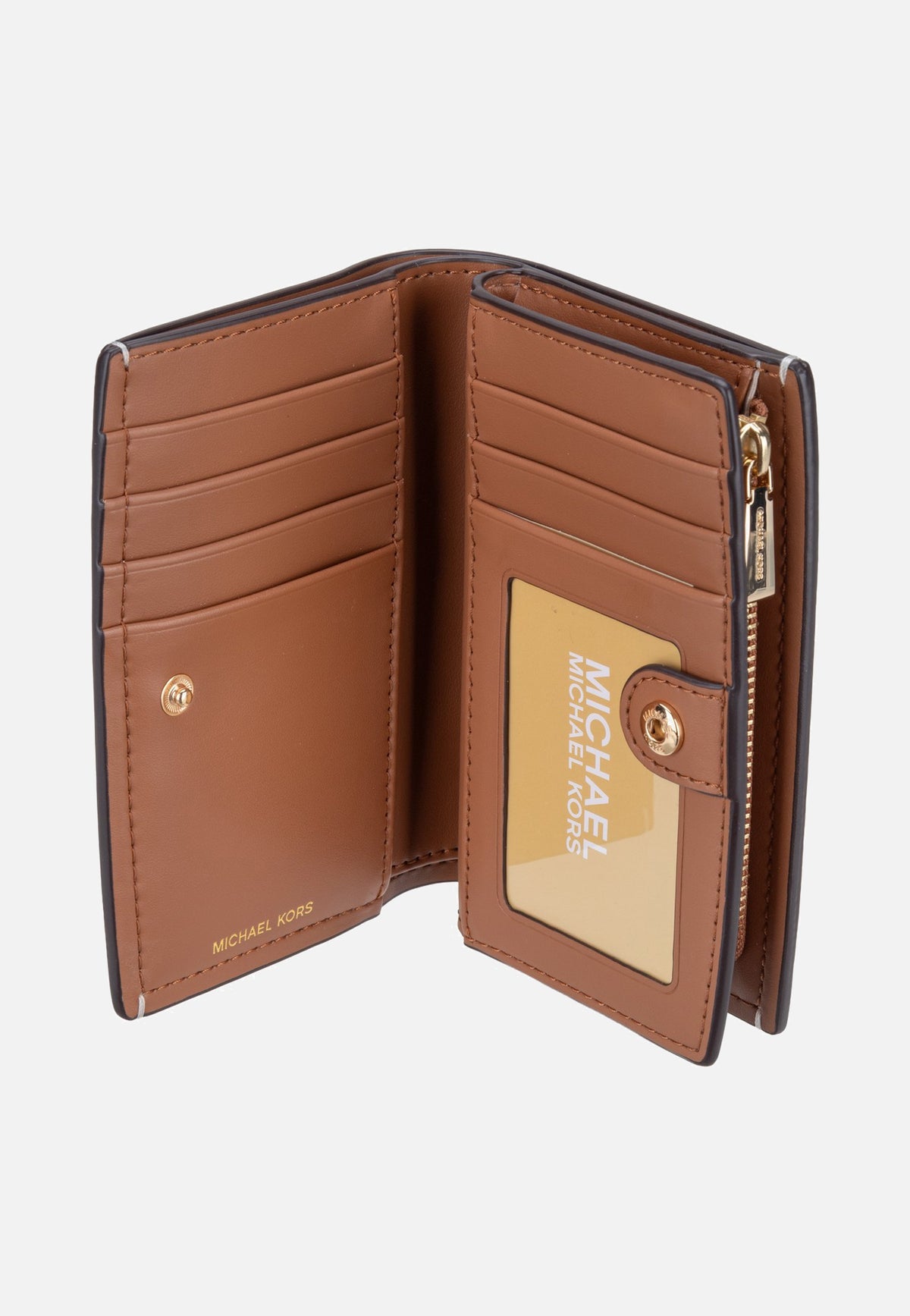 Michael Kors Bryant MD Za Vanilla/Acorn Portafoglio