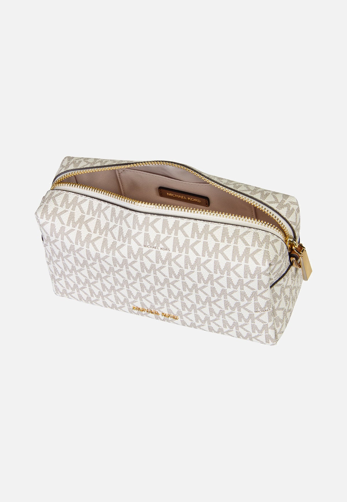 Michael Kors Bryant SM Soft Xbody W/ Chain Vanilla/Acorn Borsa a tracolla