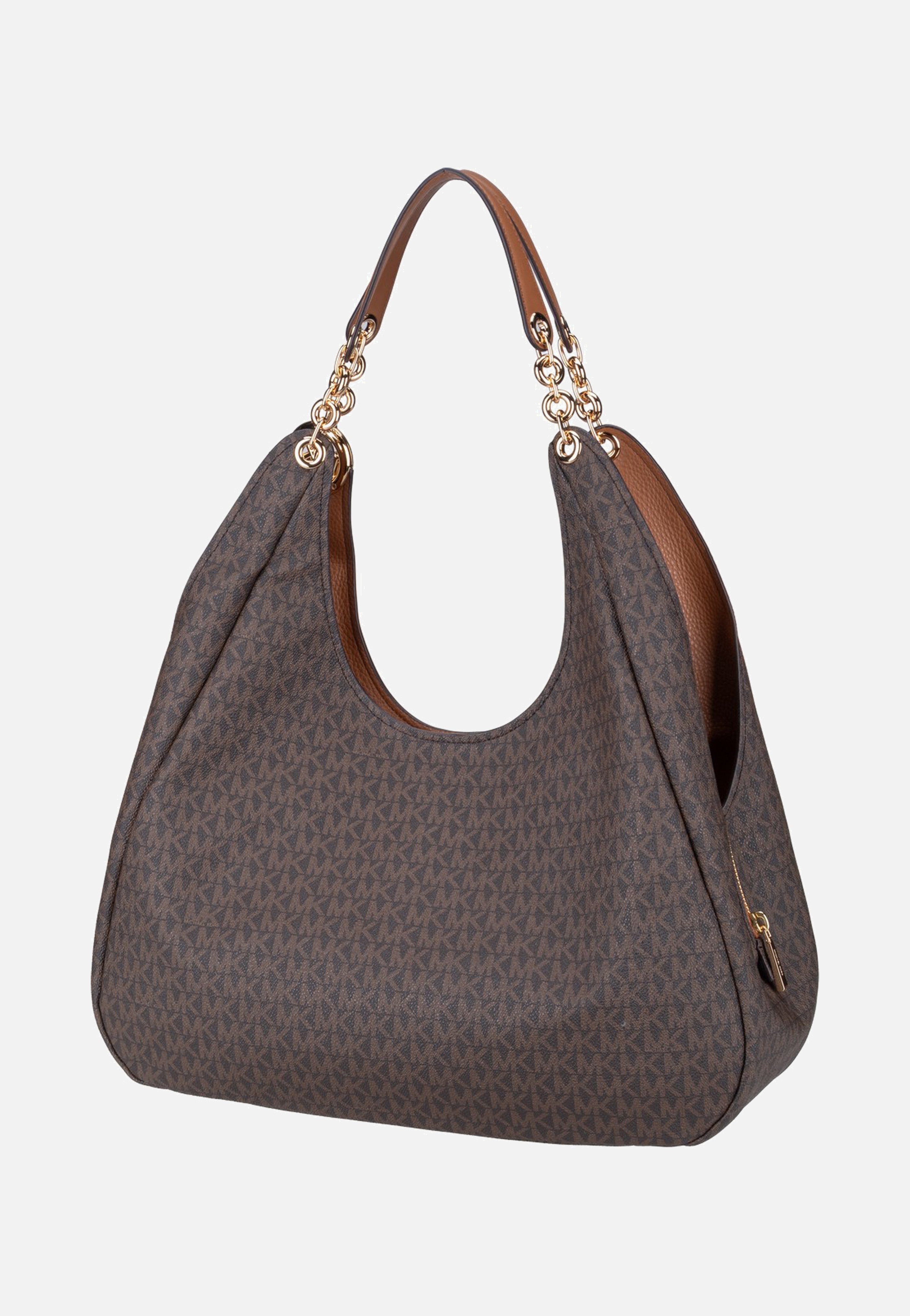 Michael Kors Ellie LG Trpl Compt Shldr Tote Brown/Acorn Sac Hobo