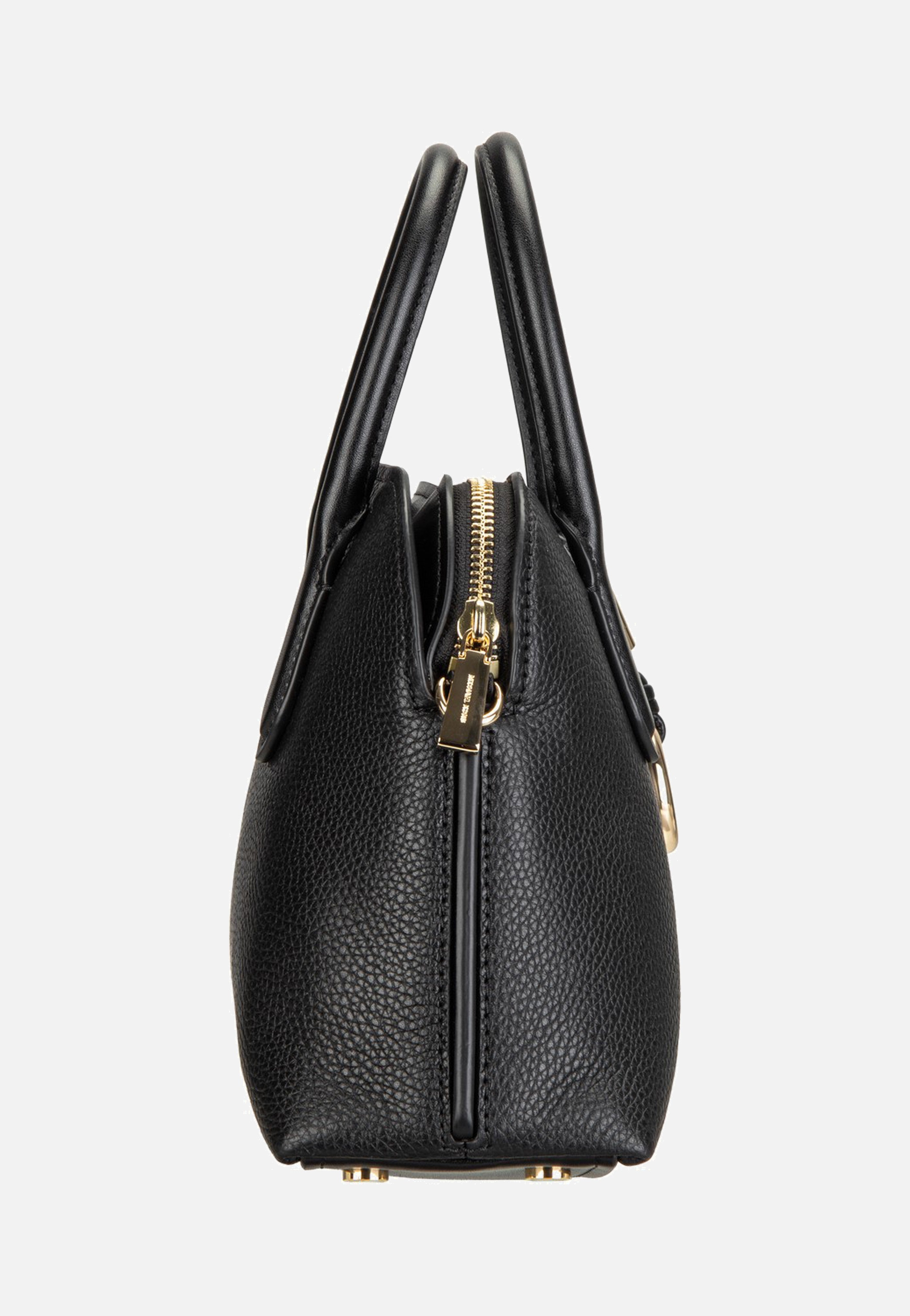 Michael Kors Freddie Medium Dome Chn Stchl Black - Handle Bag | Sakoi