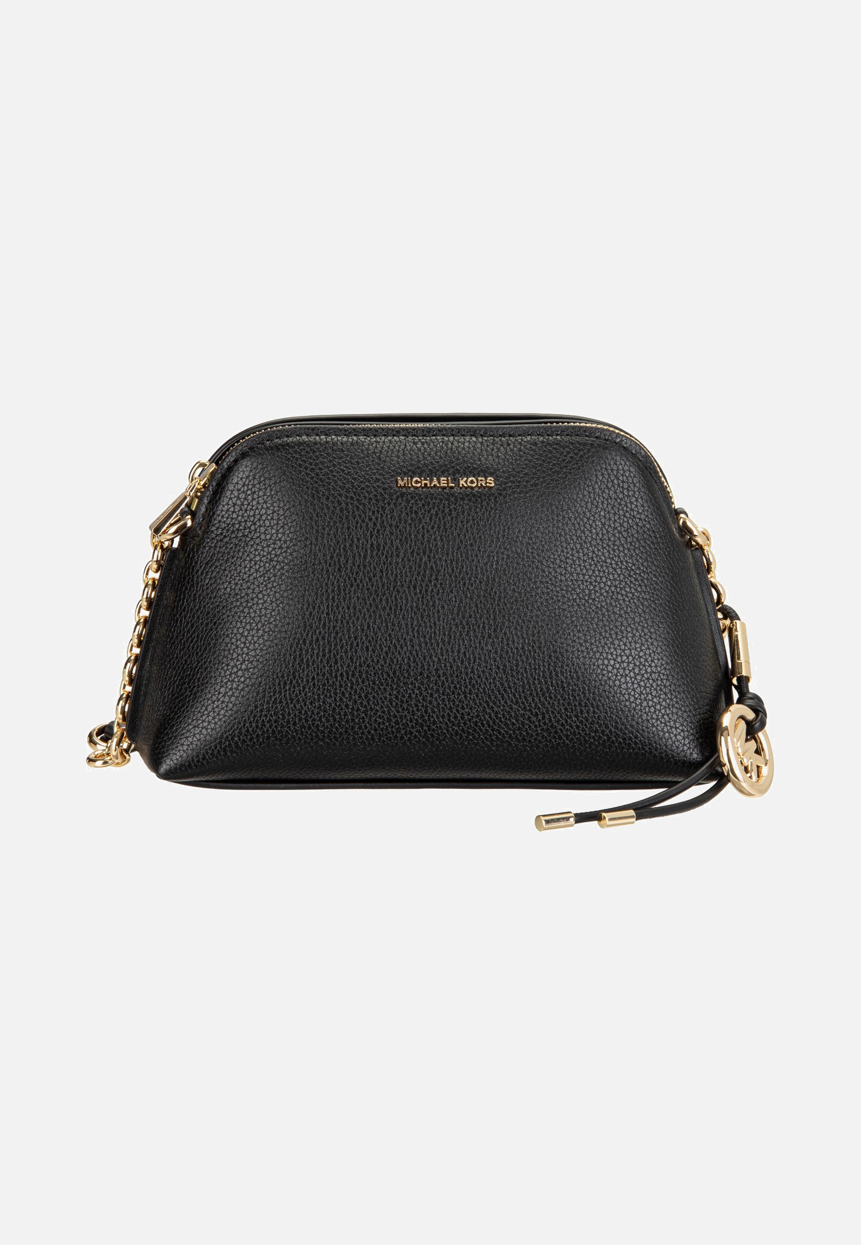 Michael Kors Freddie Small Dome Chn Xbody Black - Crossbody Bag