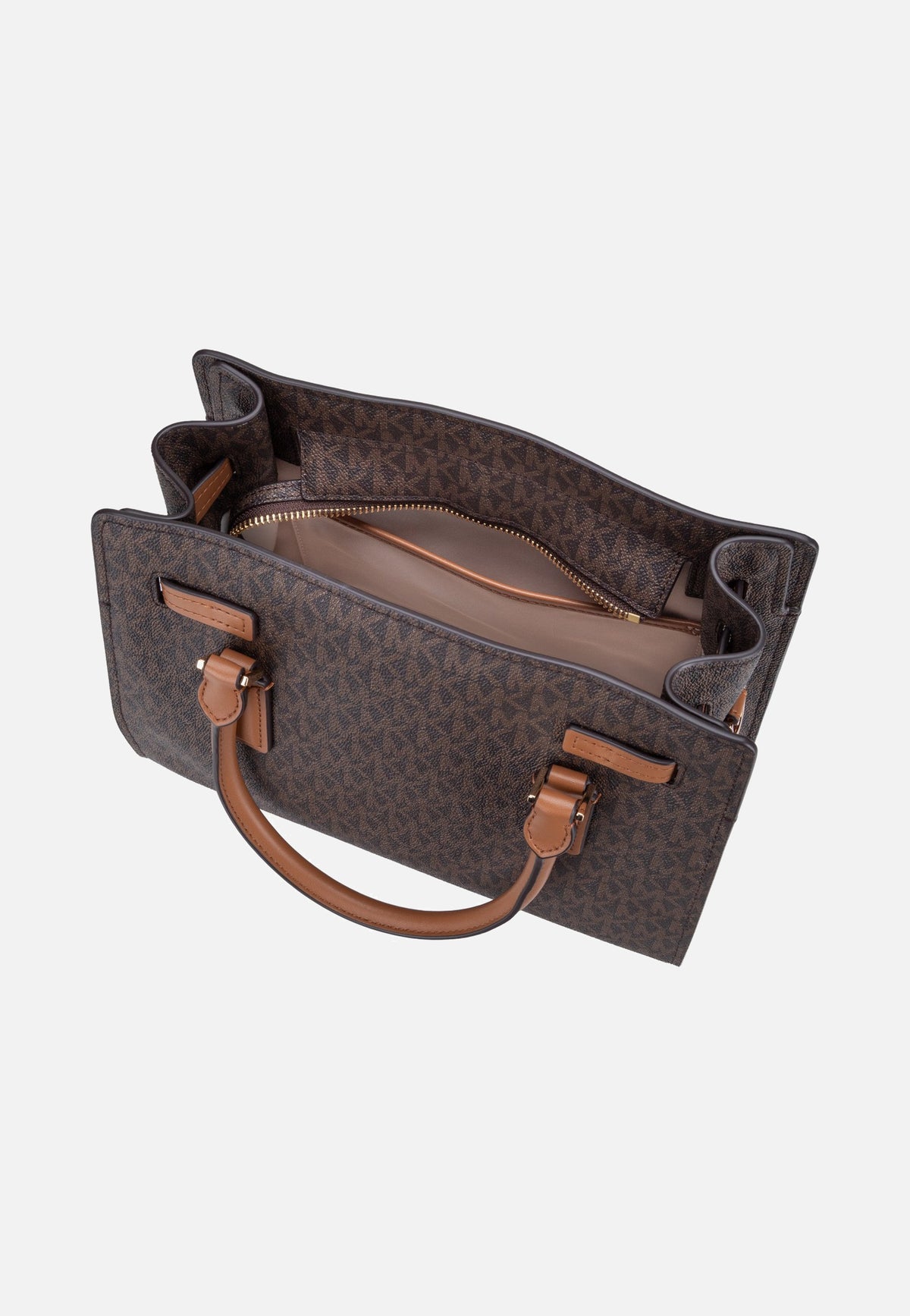 Michael Kors Hamilton Moderne SM Satchel Brown/Acorn Satchel