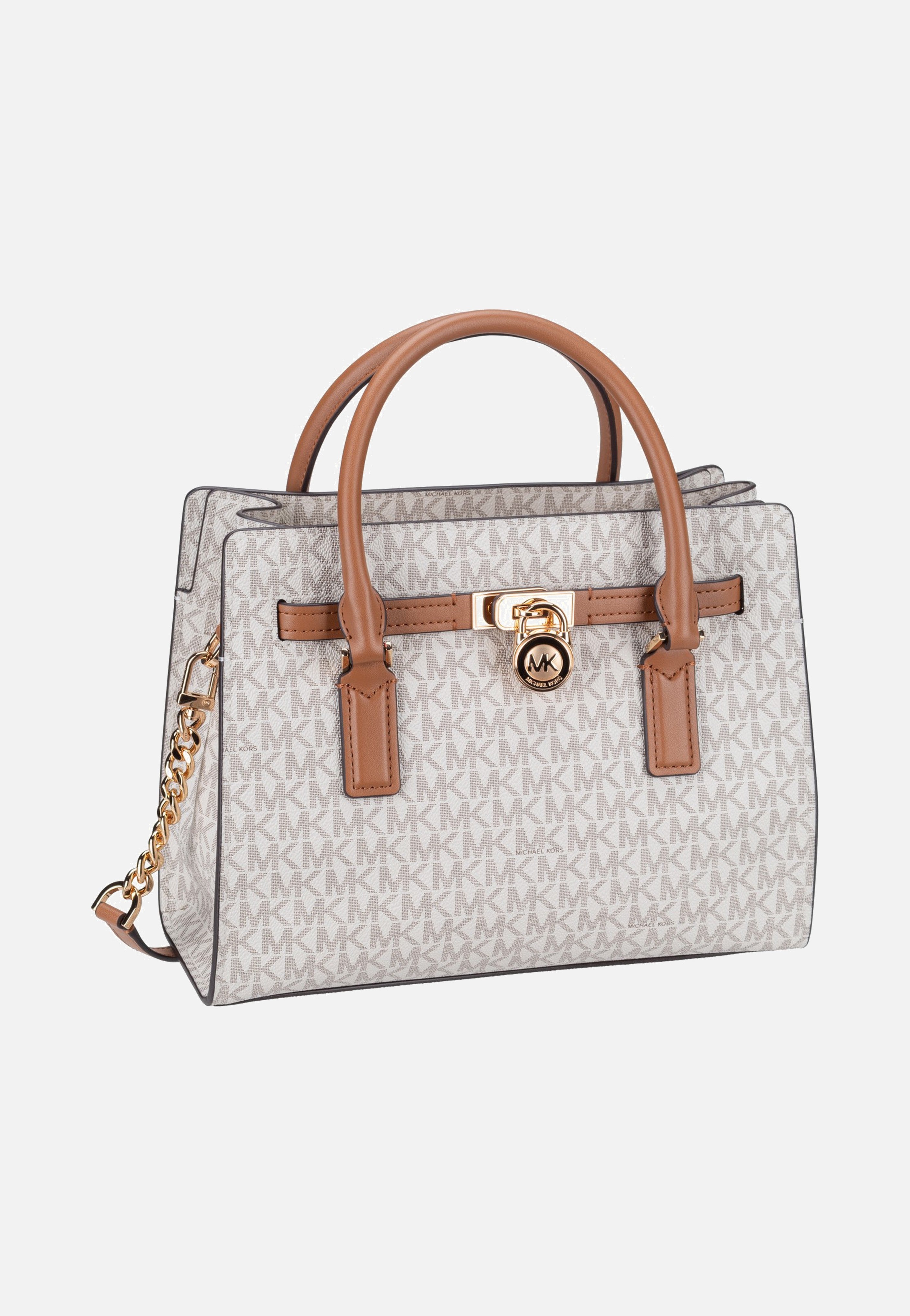 Michael Kors Hamilton Moderne SM Satchel Vanilla/Acorn Satchel